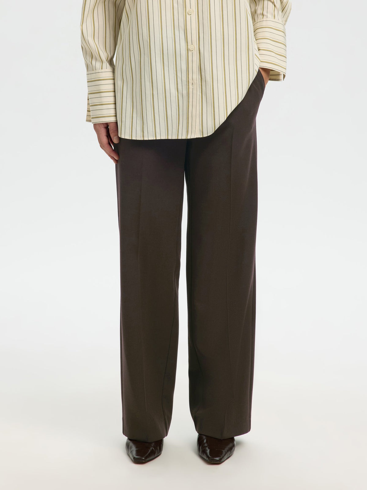 Selected Femme Damen Hosen Delicioso/Melan