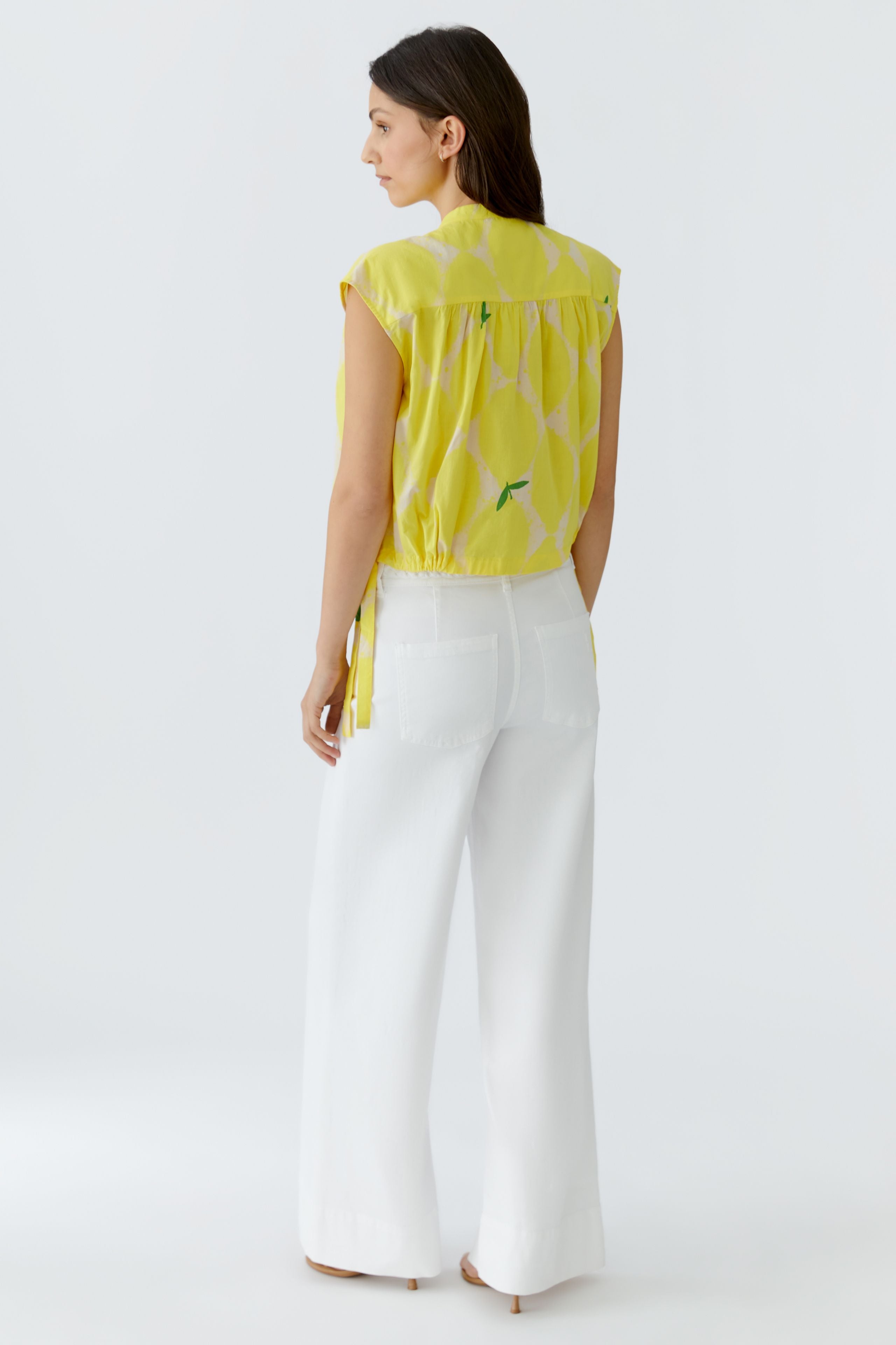 Oui Damen Blusen  Yellow Sto