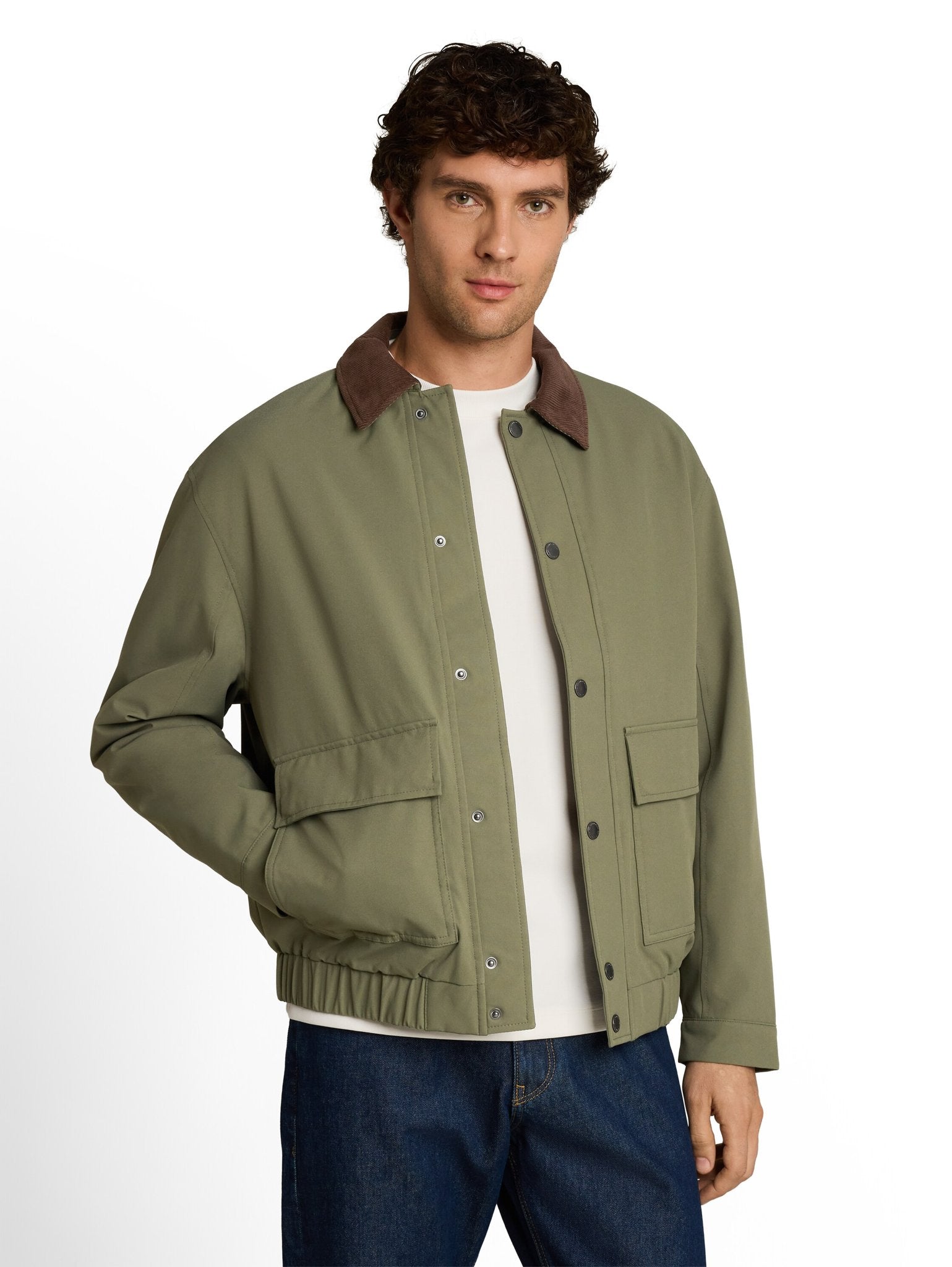 Tom Tailor denim Herren Jacken Urban Olive Gre