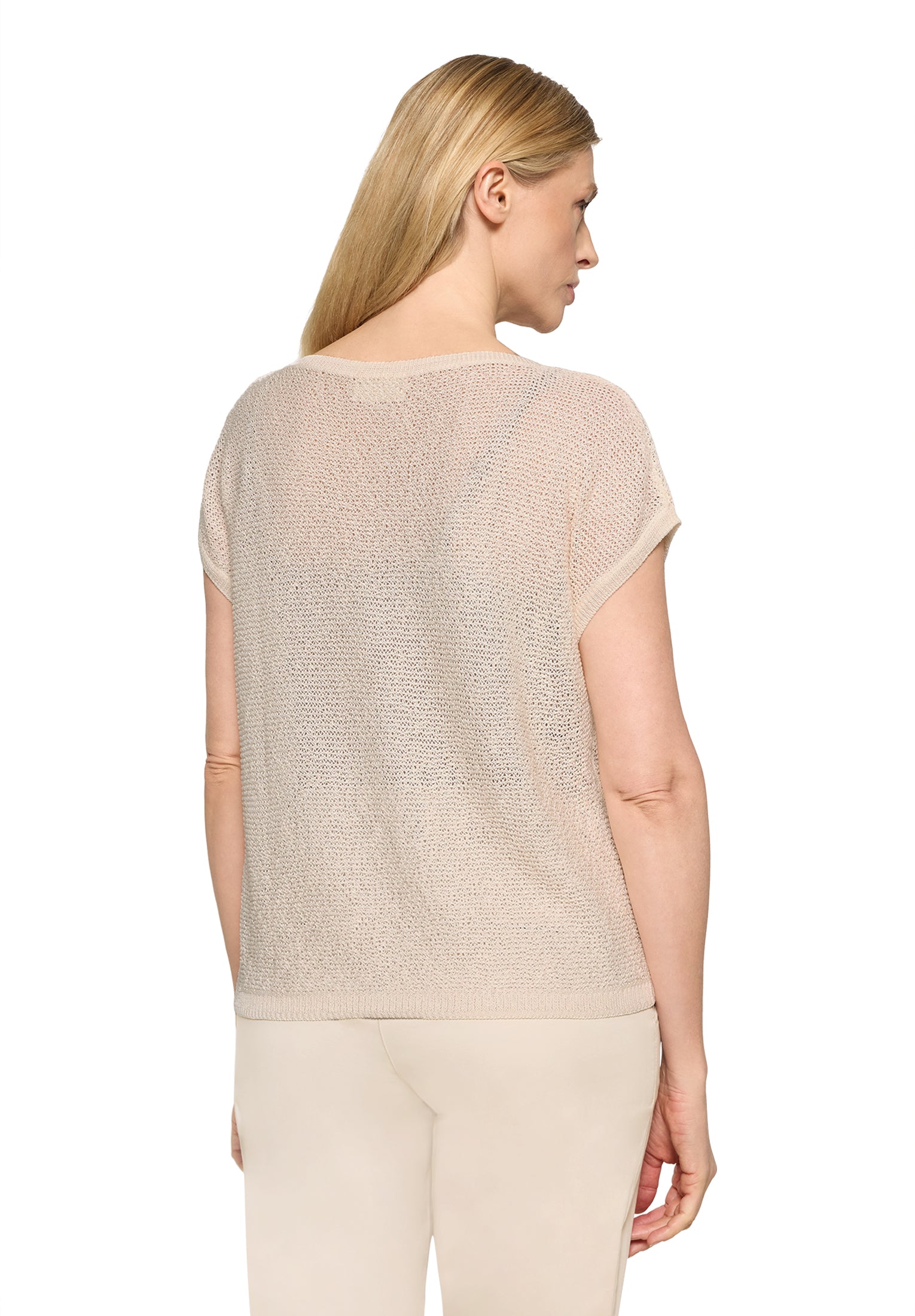 Cartoon Damen Pullover Offwhite