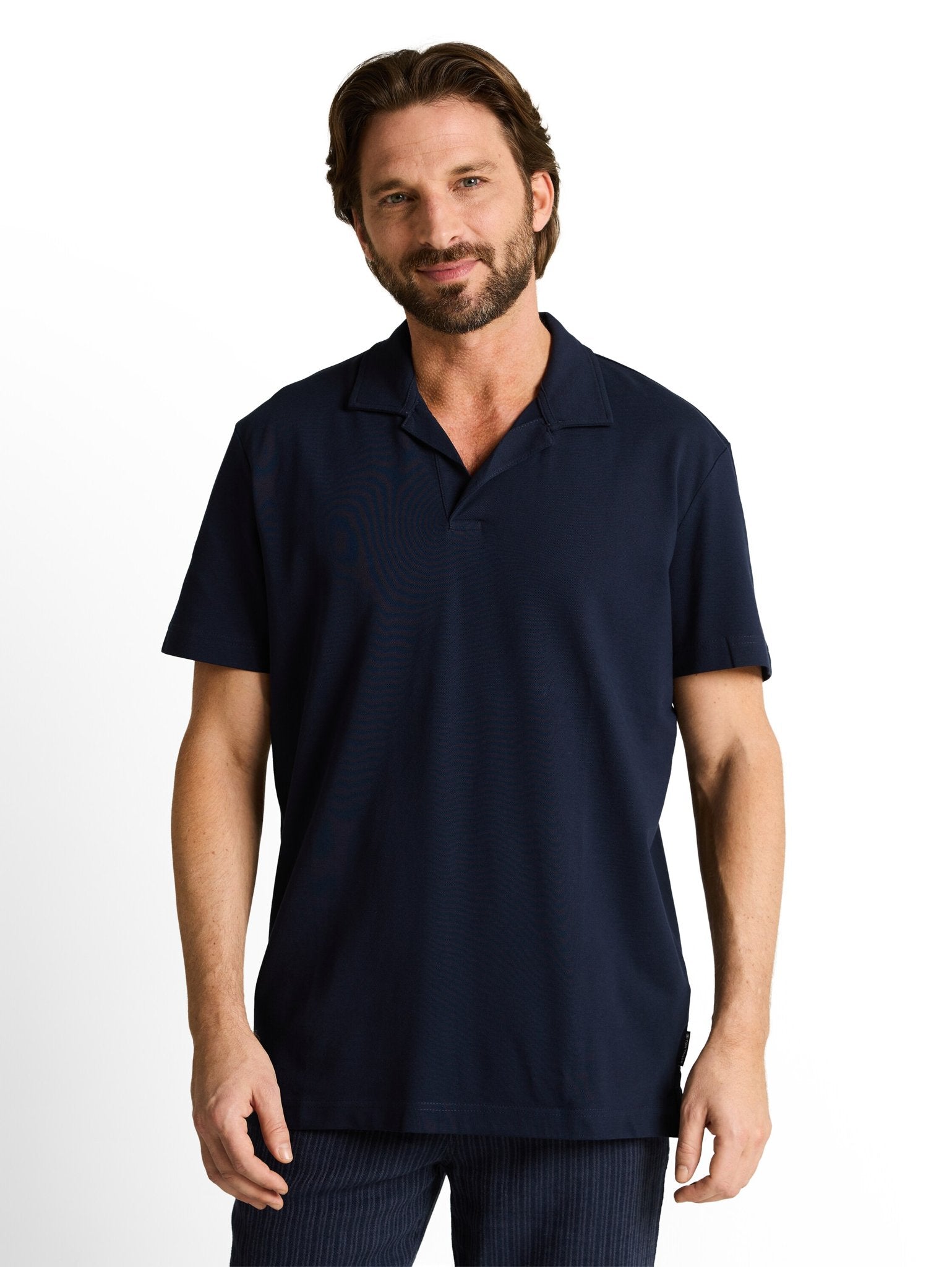 Tom Tailor Herren Polo-Shirts Sky Captain Blu