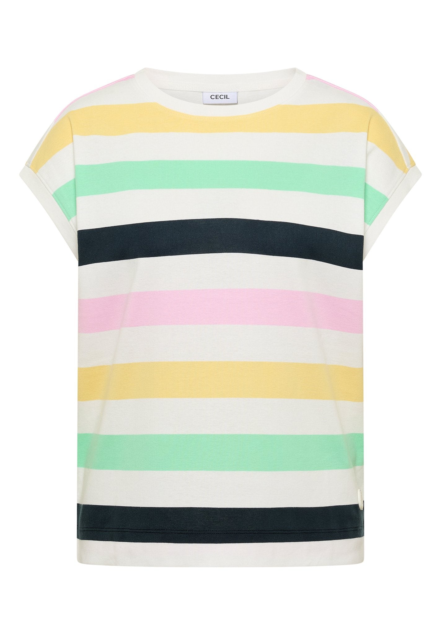 Cecil Damen T-Shirts  Vanilla W