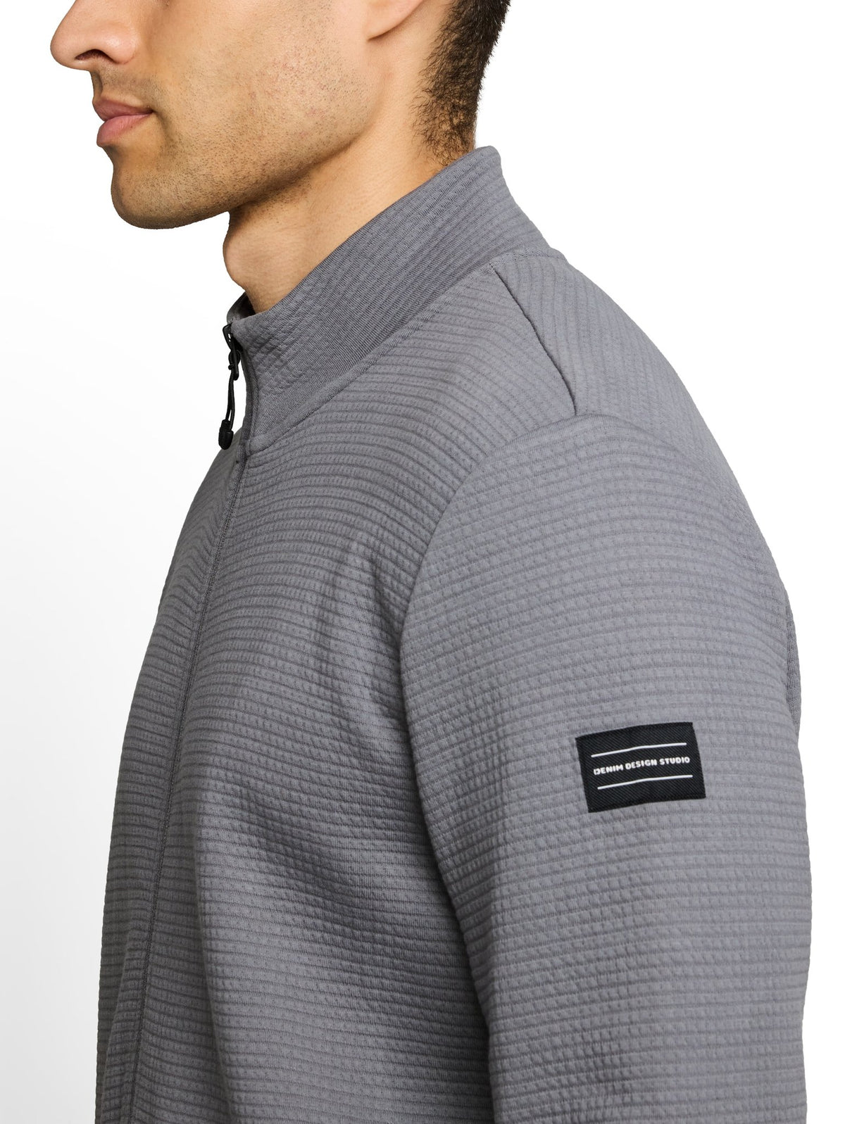 Tom Tailor denim Herren Sweatjacken Classic Grey
