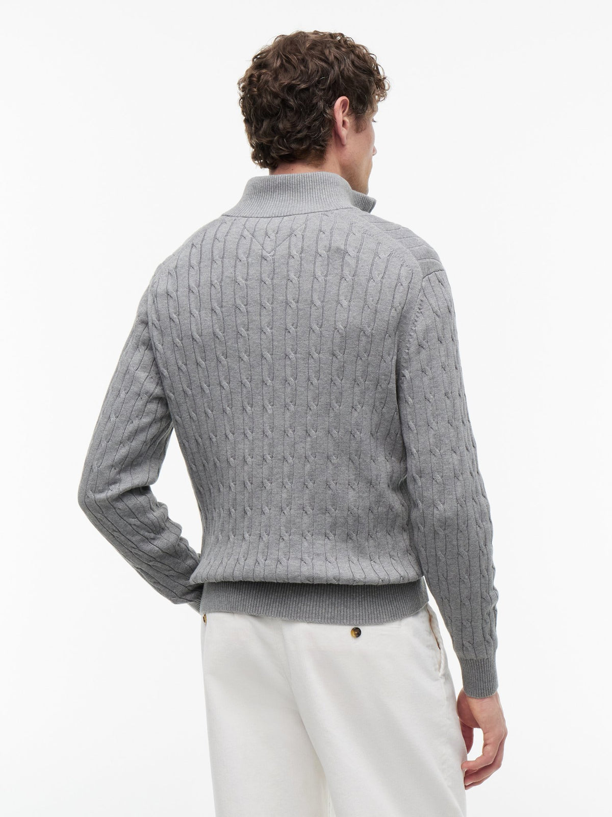 Tommy Hilfiger Herren Pullover P Grey