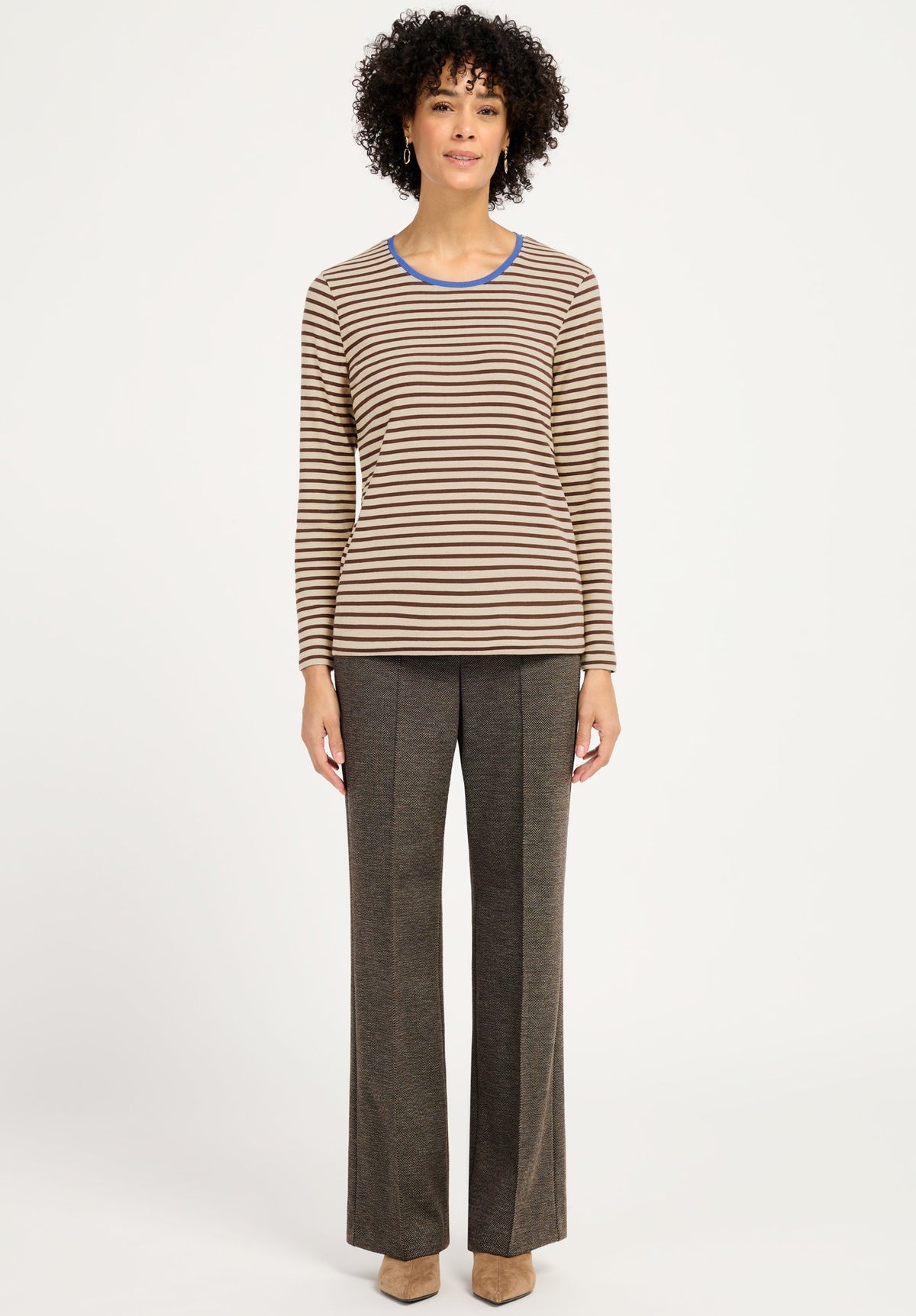 Bianca Damen T-Shirts Brown Mix