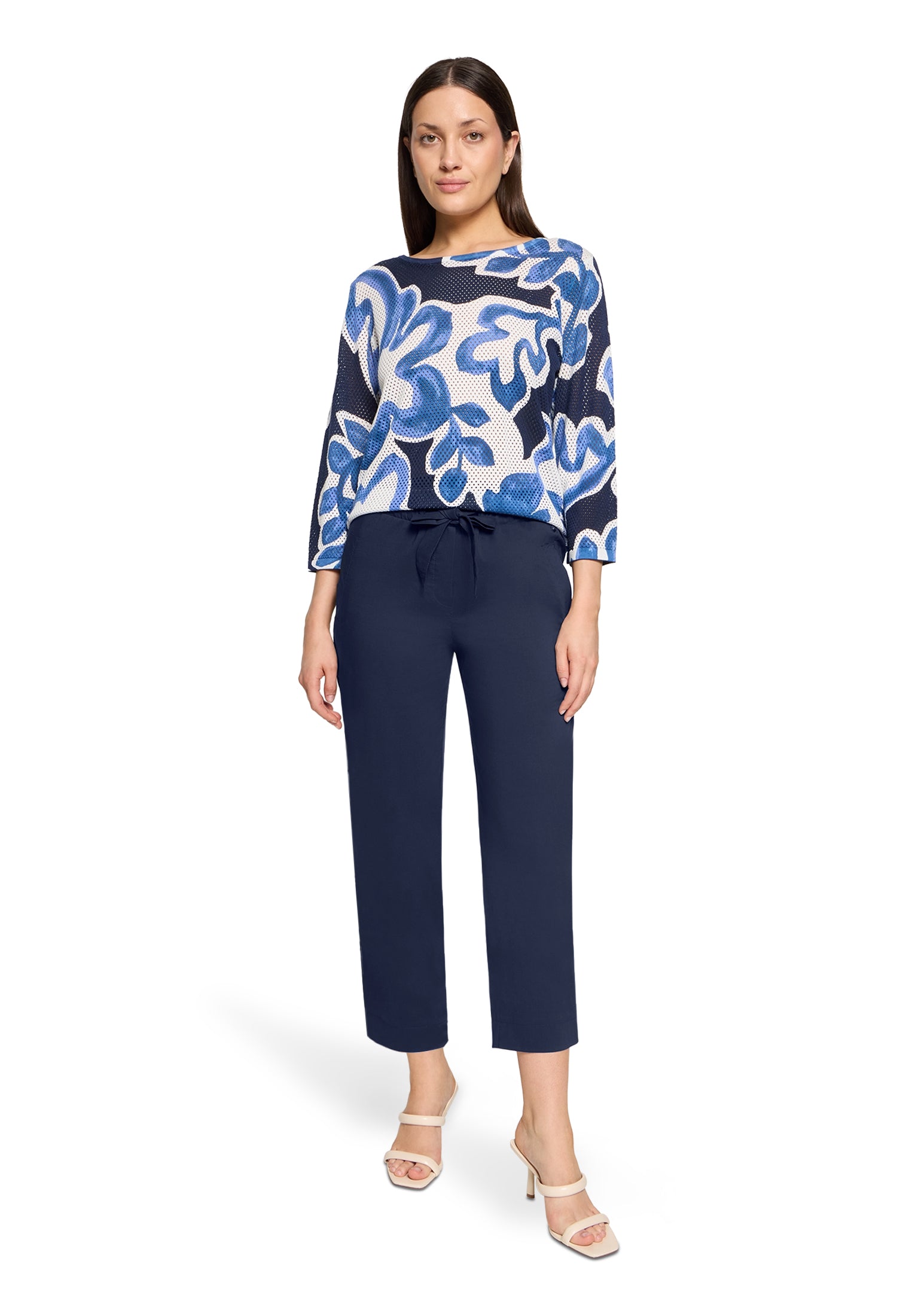 Betty & Co Damen Hosen Navy Blue