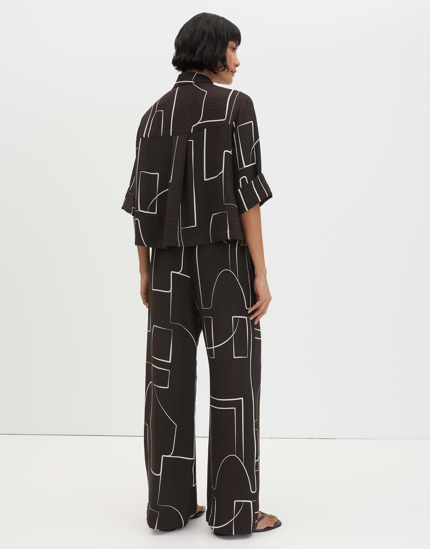Someday Damen Blusen Dark Truffle