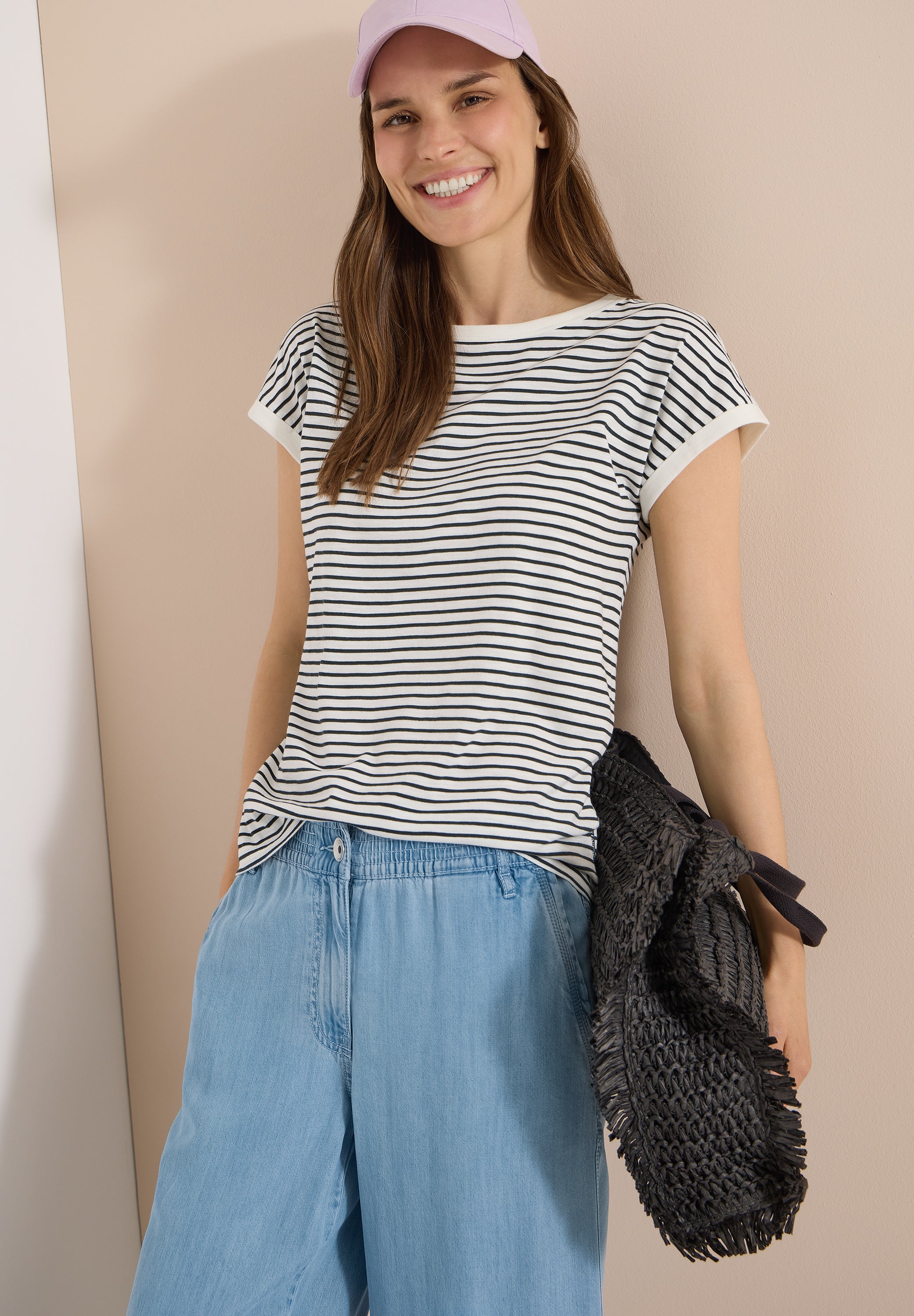 Cecil Damen T-Shirts Palm Bree