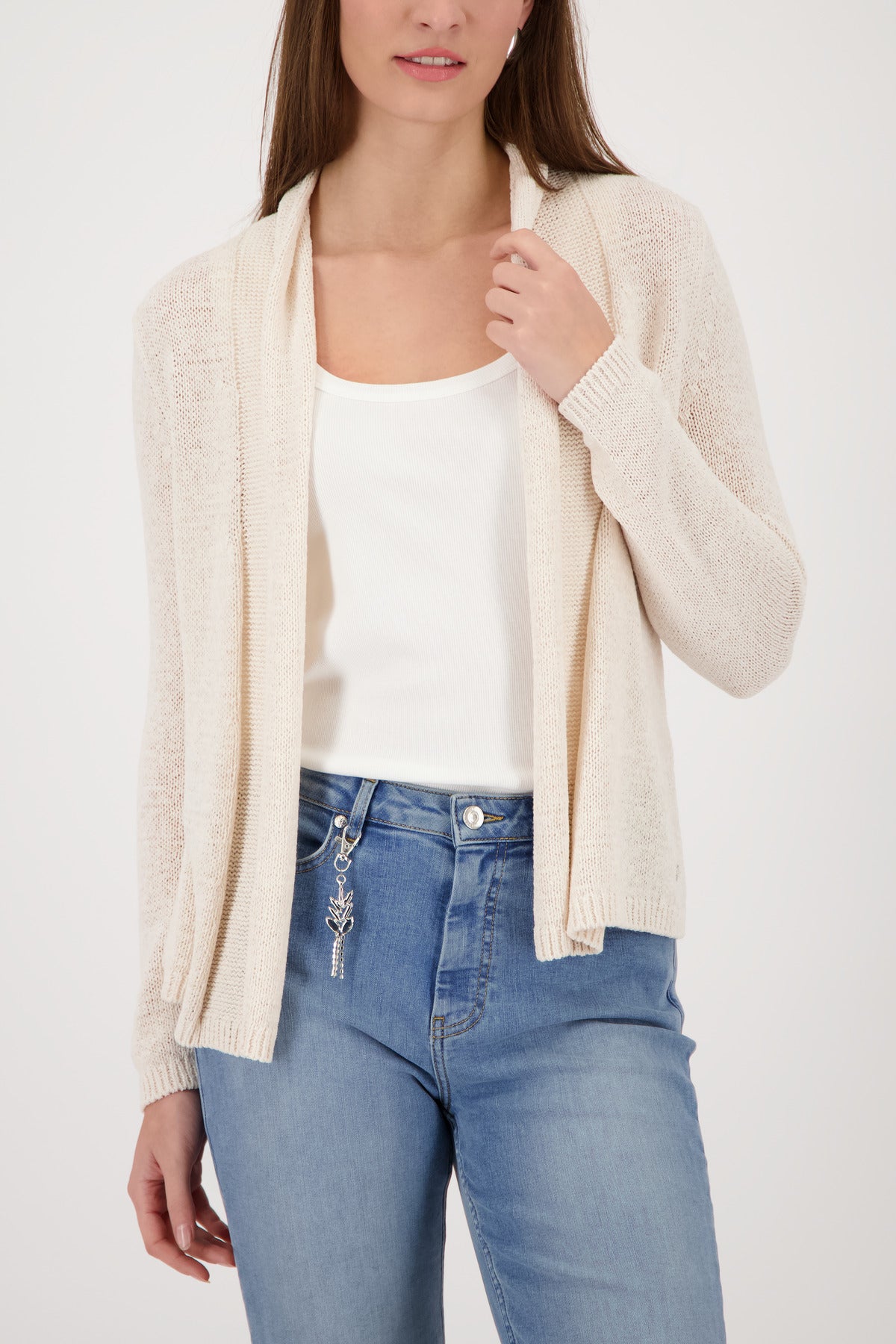 Monari Damen Strickjacken  Champagne B