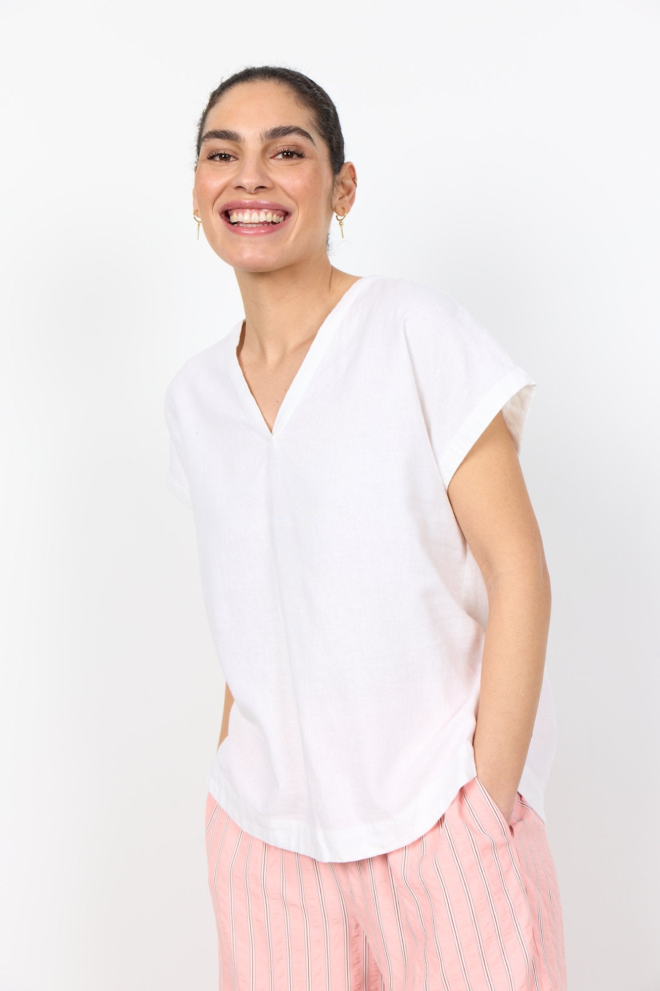 Soya Concept Damen T-Shirts White