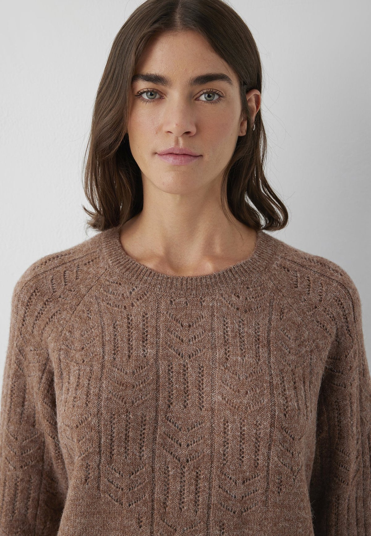 Mavi Damen Pullover Nutmeg