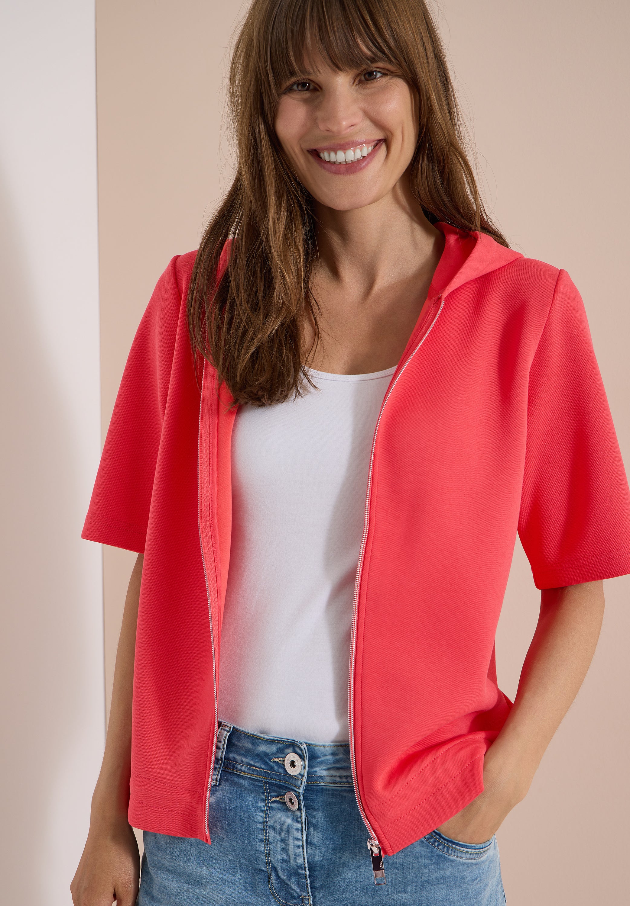 Cecil Damen T-Shirts  Coral