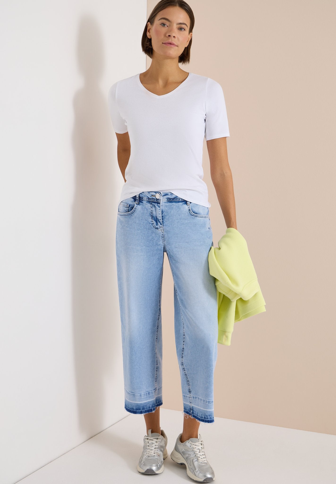 Cecil Damen Hosen  Light Blu