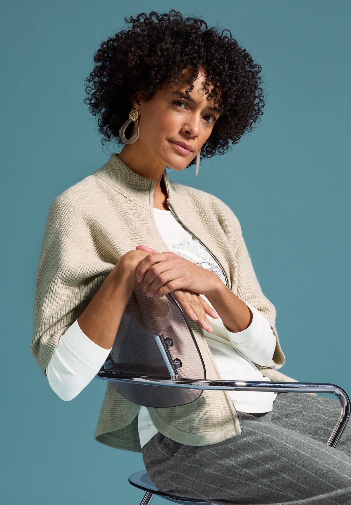 Bianca Damen Pullover Light Sherry Me