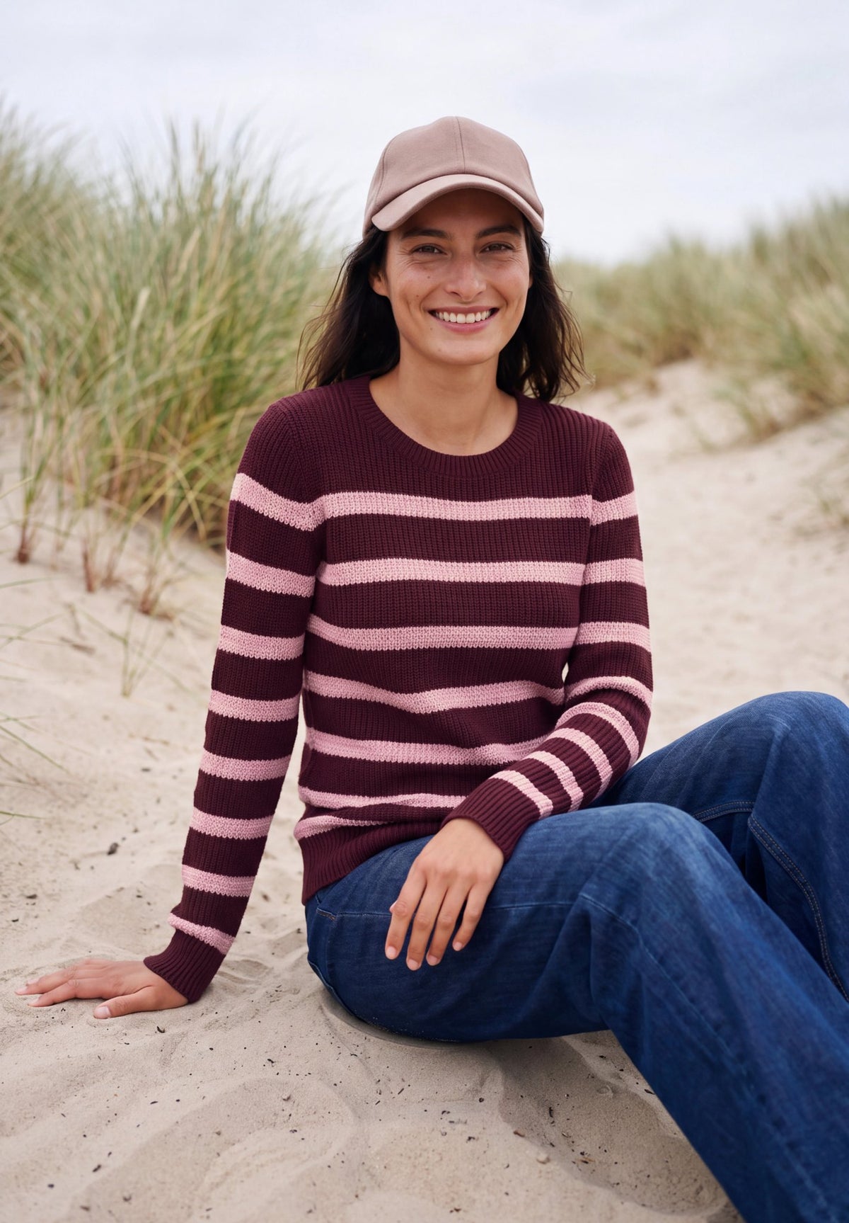 Cecil Damen Pullover  Red Wine