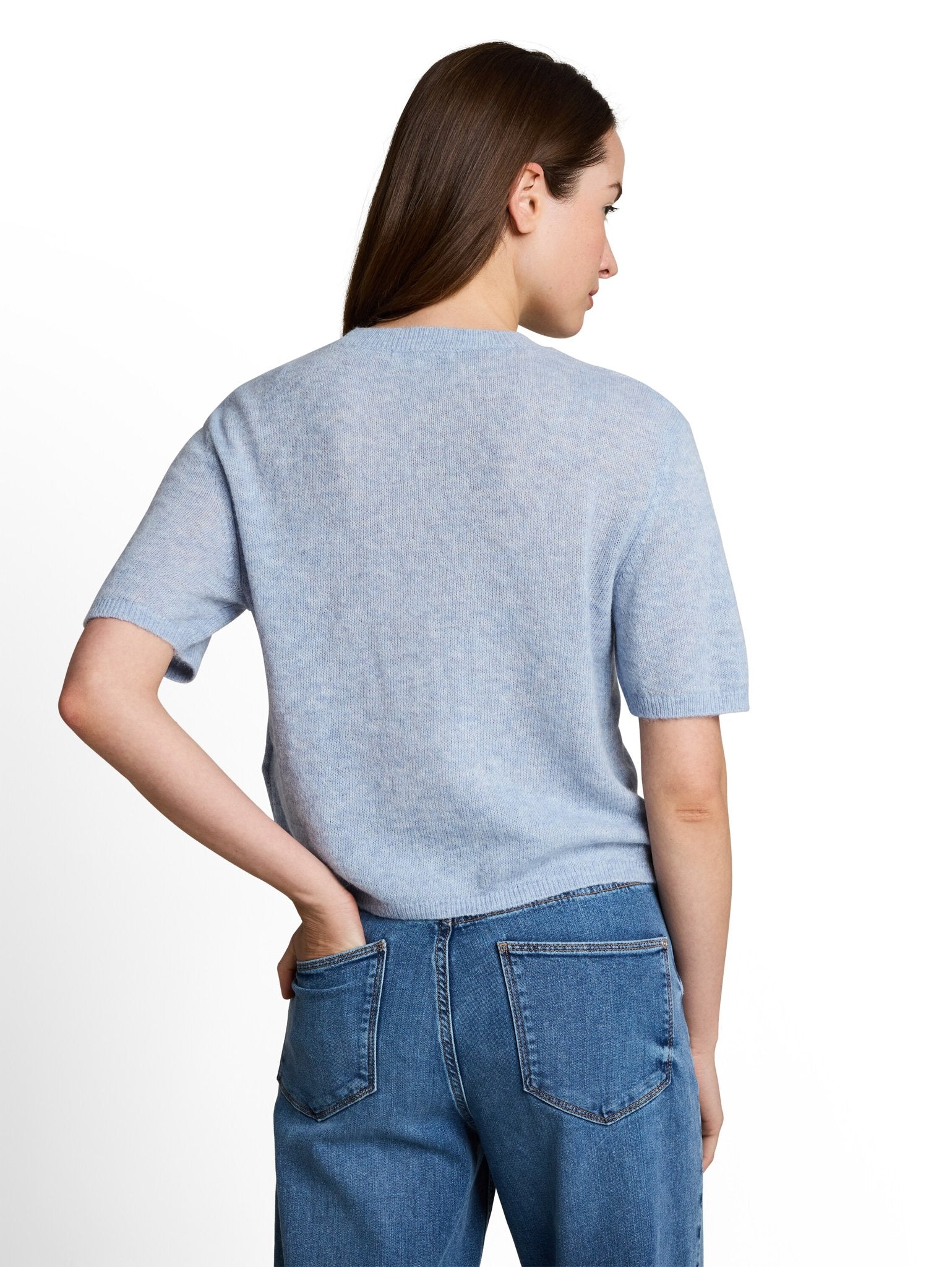 Tom Tailor denim Damen Pullover Foggy Sky Blue