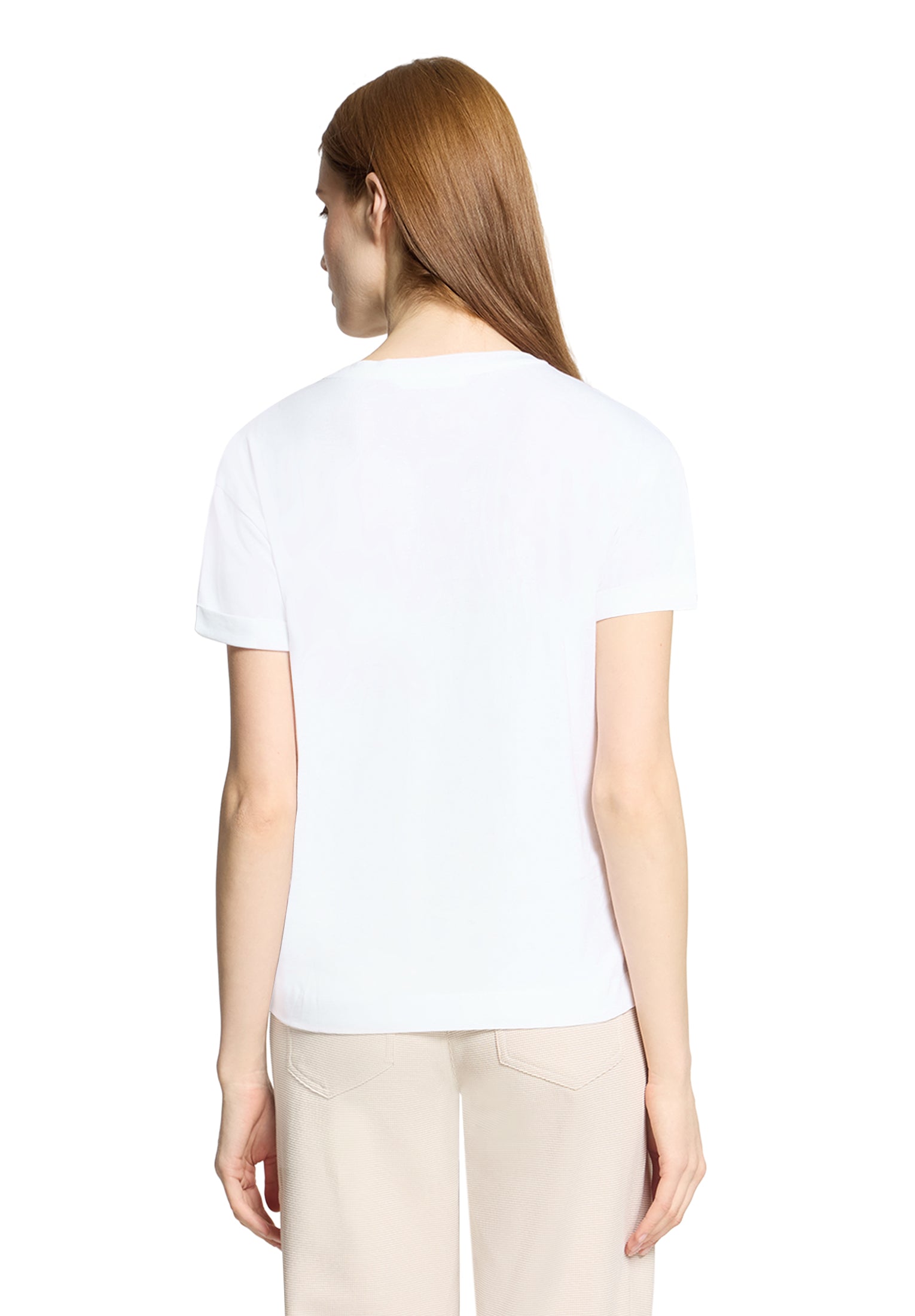 Betty & Co Damen T-Shirts Patch White/Bei