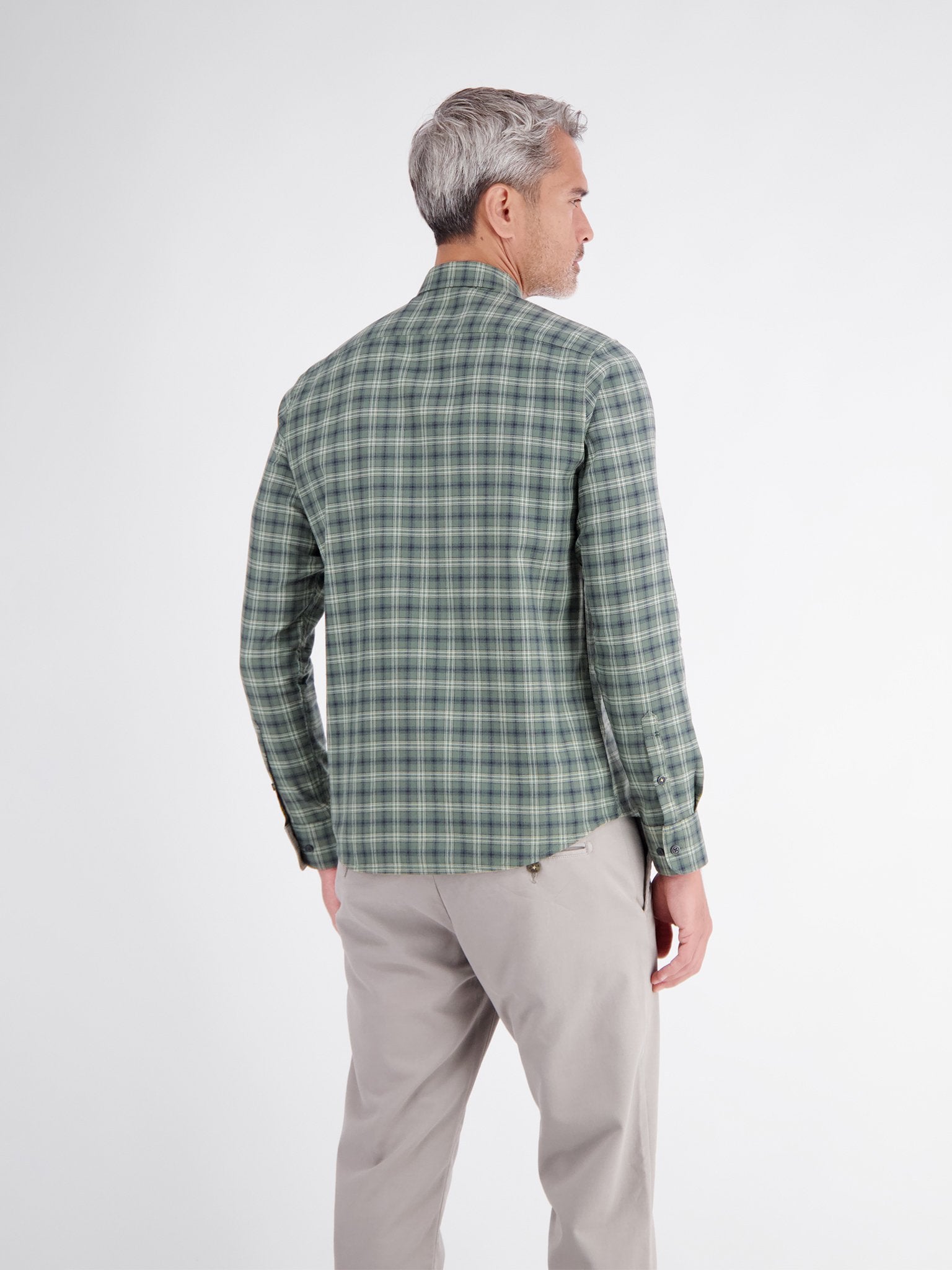 Lerros Herren Hemden Basil Green