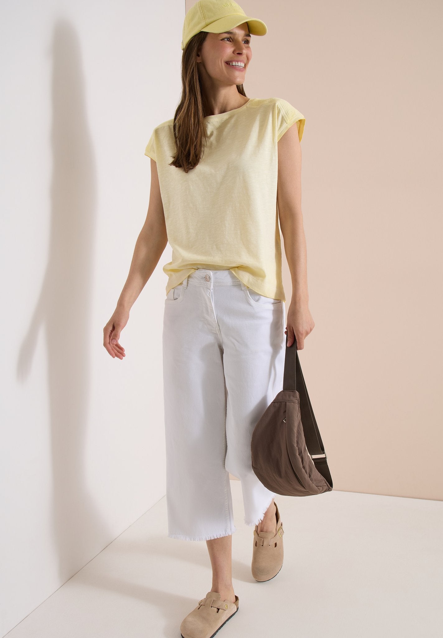 Cecil Damen T-Shirts  Buttermil