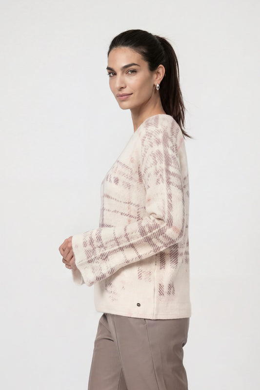 Monari Damen Pullover  Pearly Gemu