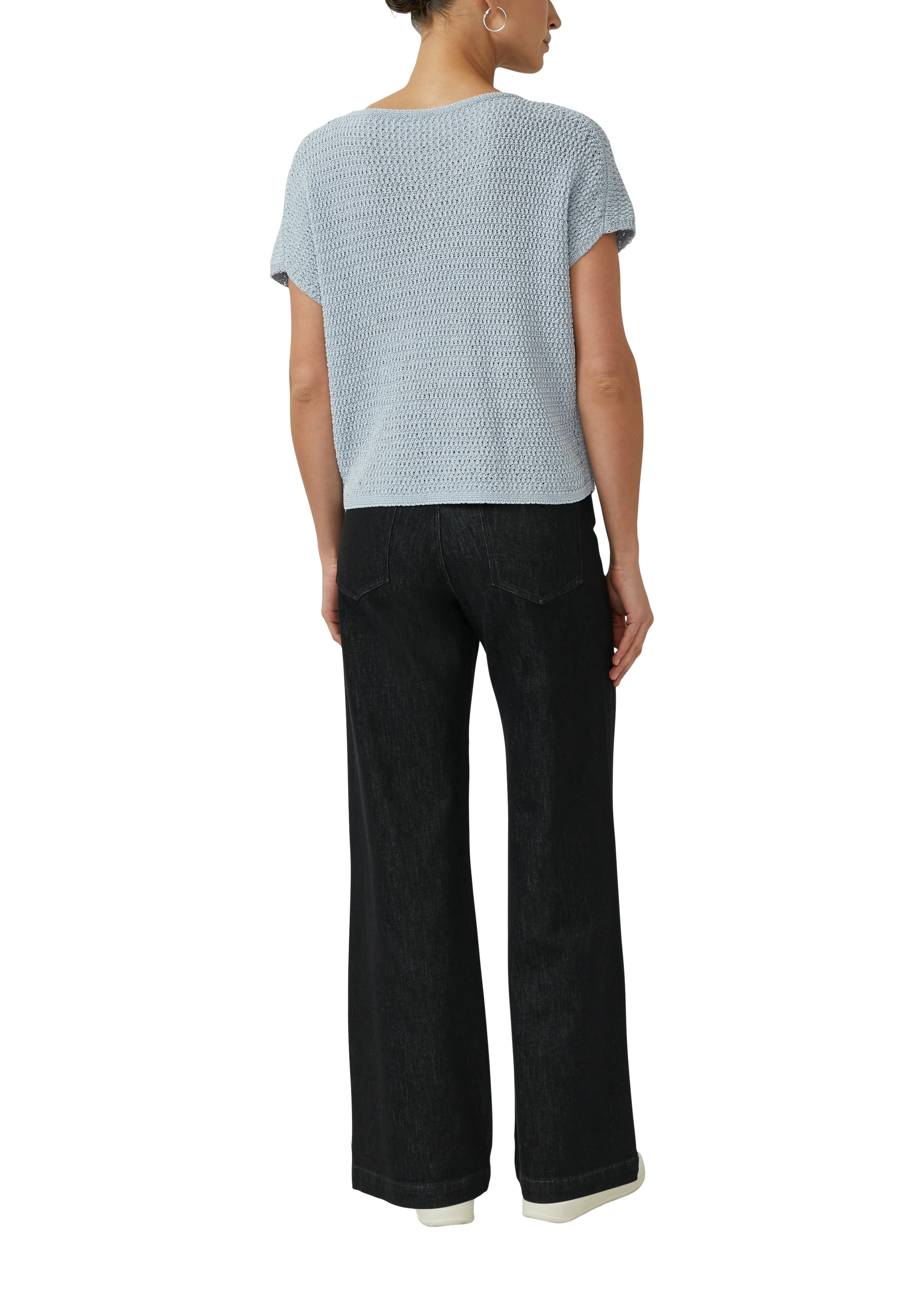 S. Oliver black Damen Pullover Blue