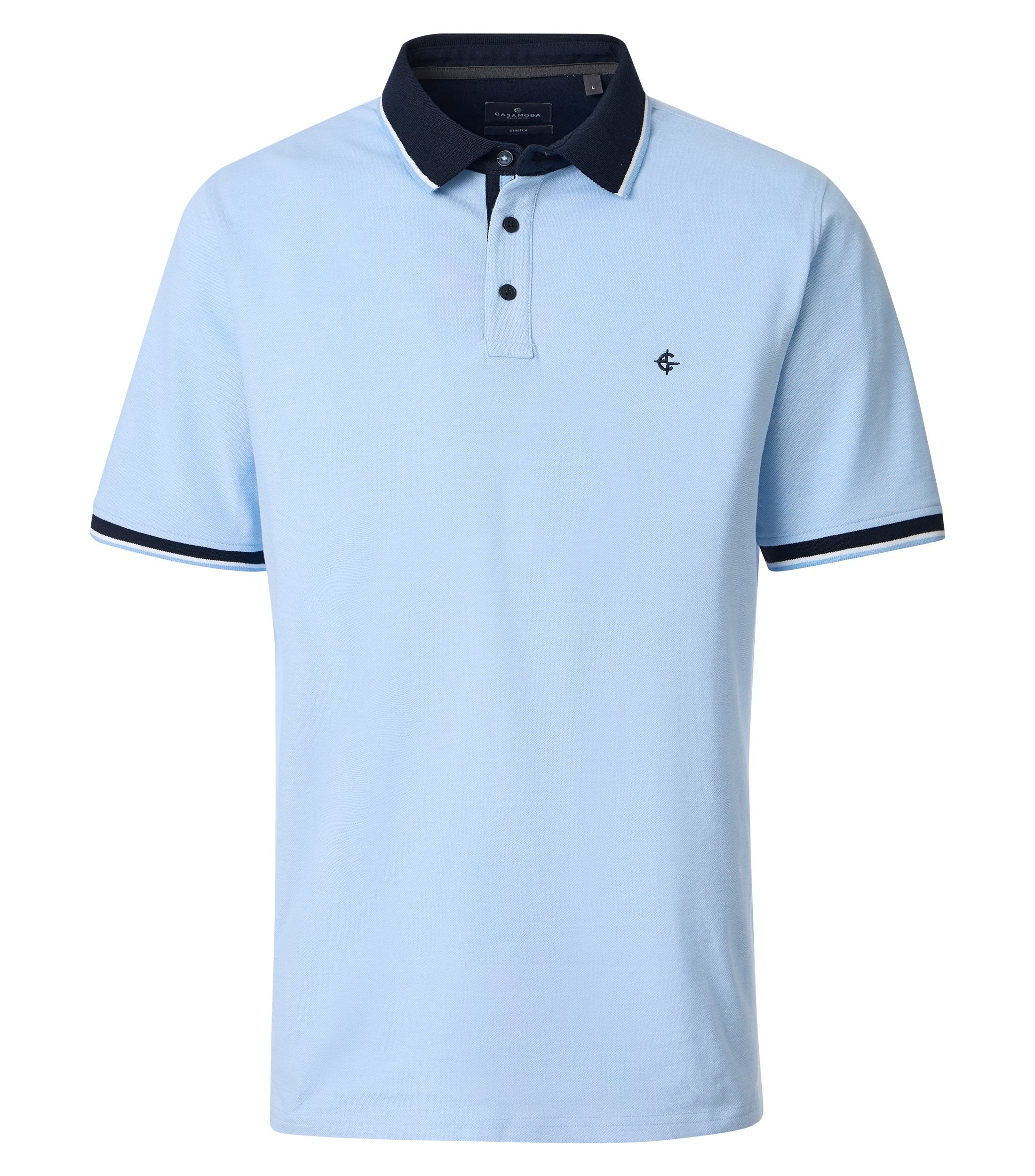 Casa Moda Herren Polo-Shirts  Blau