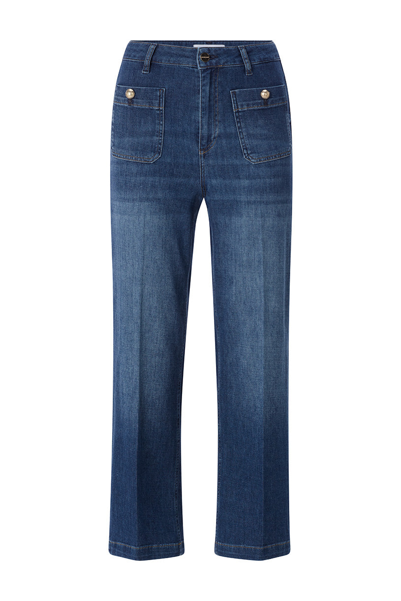 Rich & Royal Damen Jeans Denim Blue