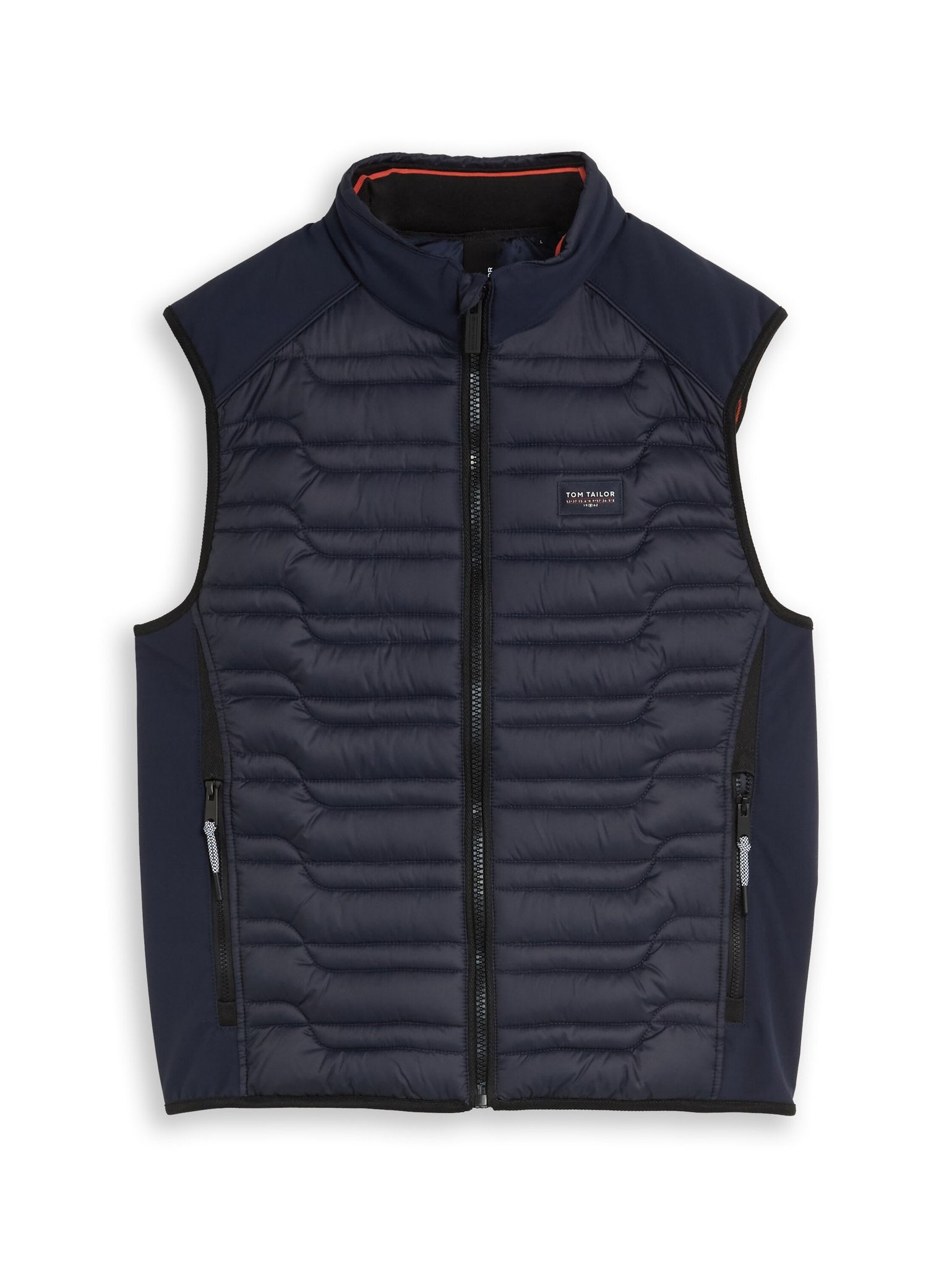 Tom Tailor Herren Westen Sky Captain Blu