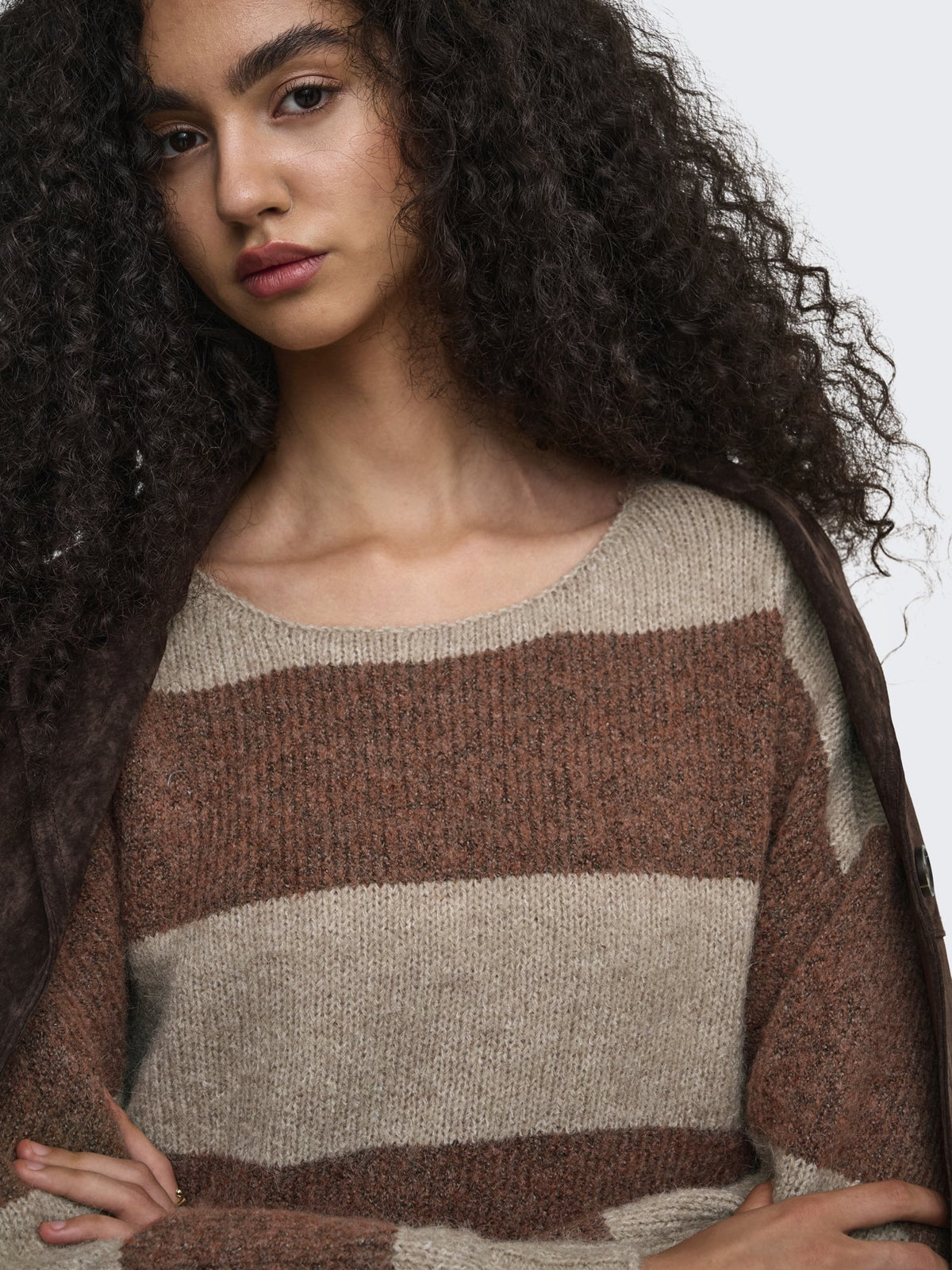 Only Damen Pullover Pumice Stone/W.