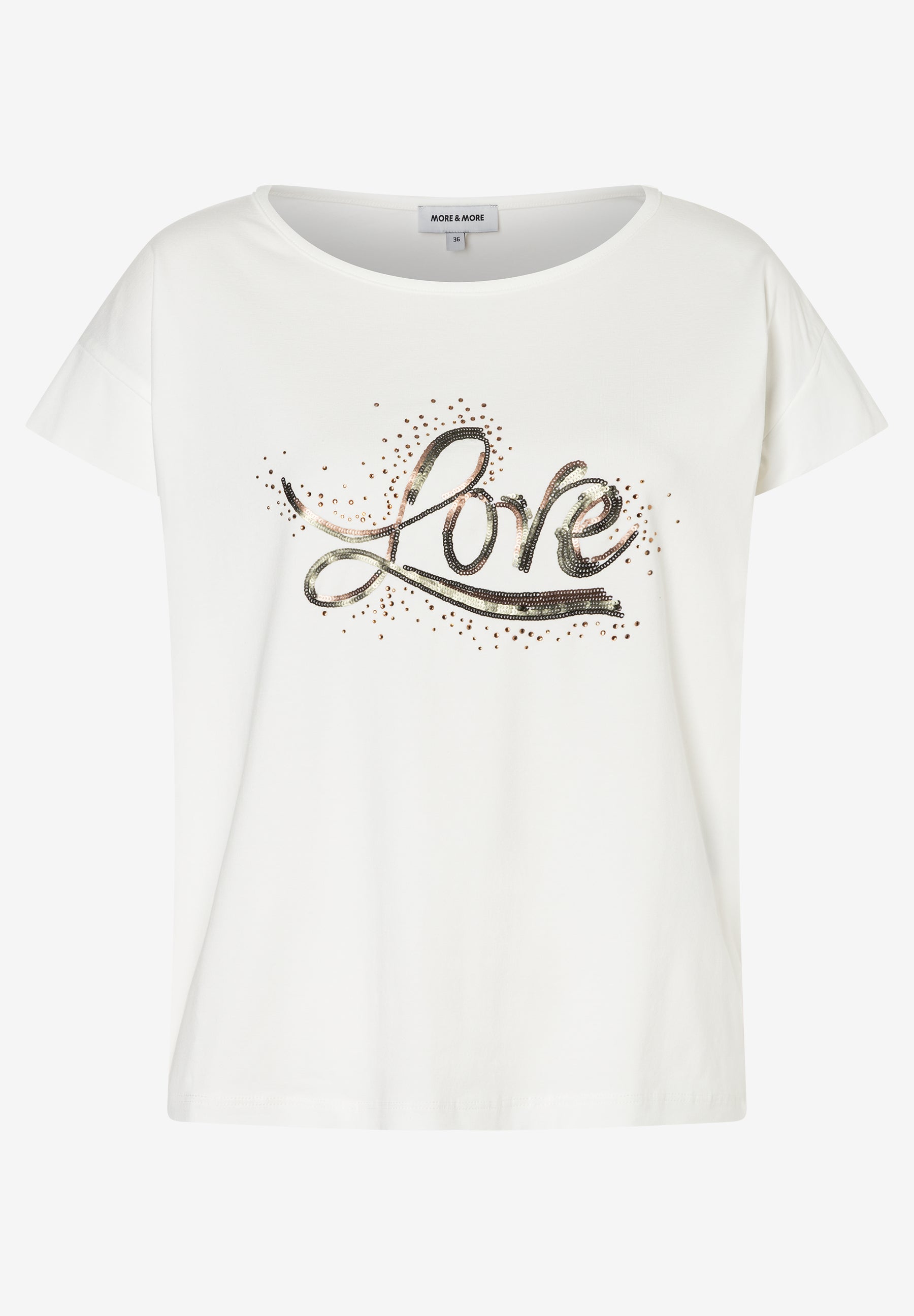 More & More Damen T-Shirts  Off White