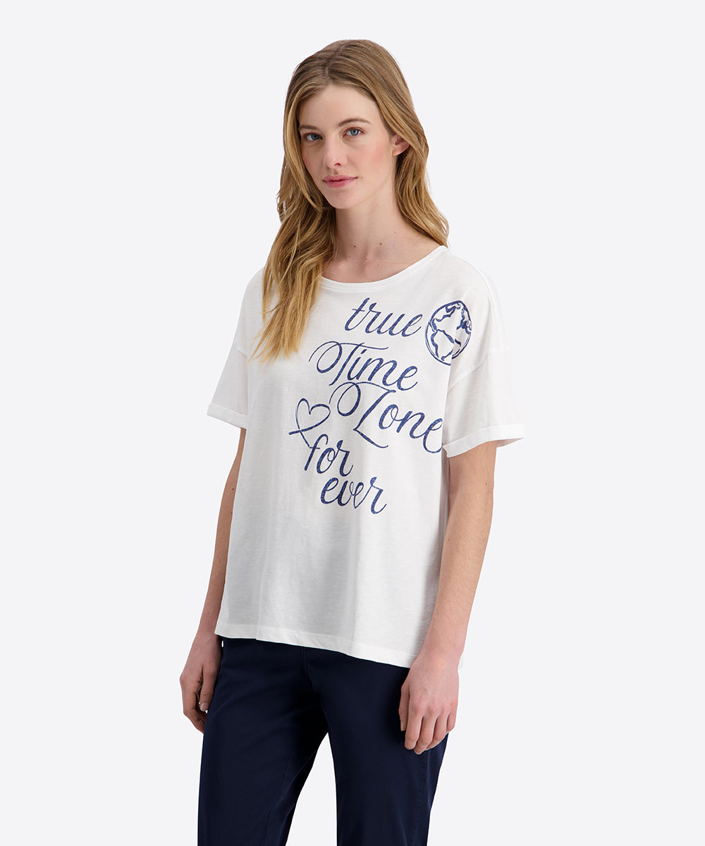 Timezone Damen T-Shirts  Pure Whit