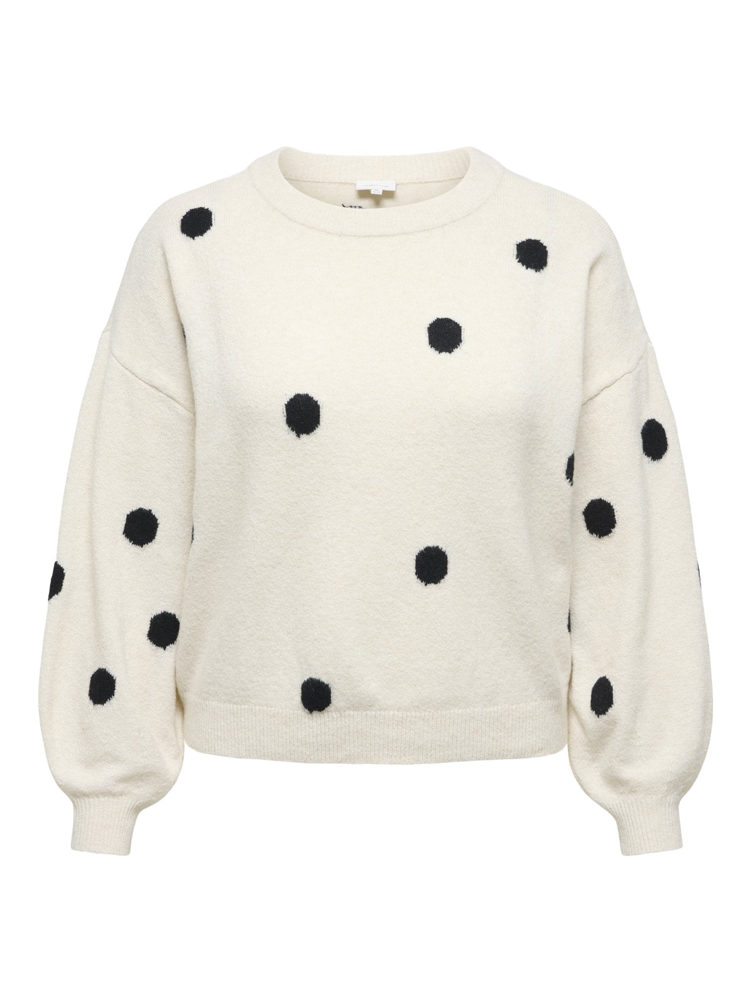 Only Caramkoma Damen Pullover Birch/Black/Mel