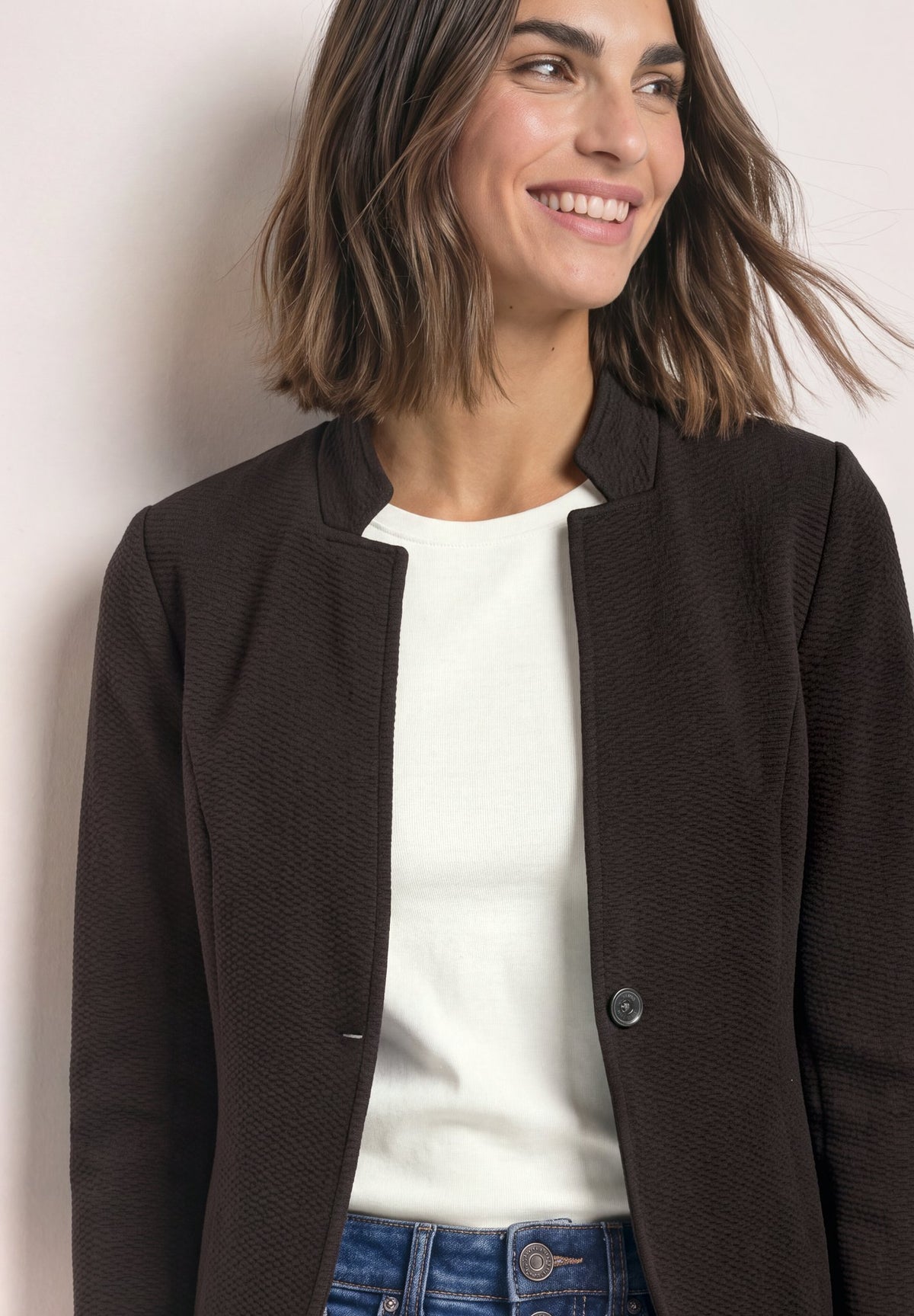 Street One Damen Blazer  Black Cof