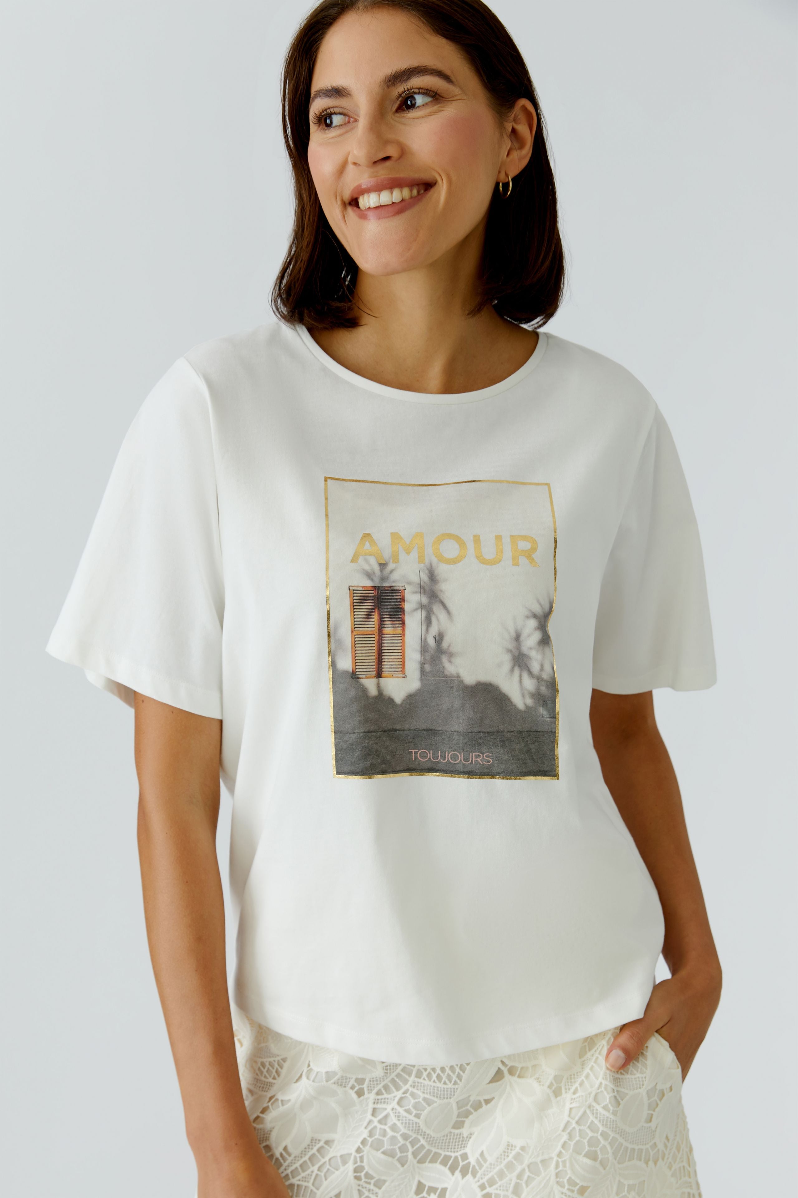 Oui Damen T-Shirts Cloud Danc