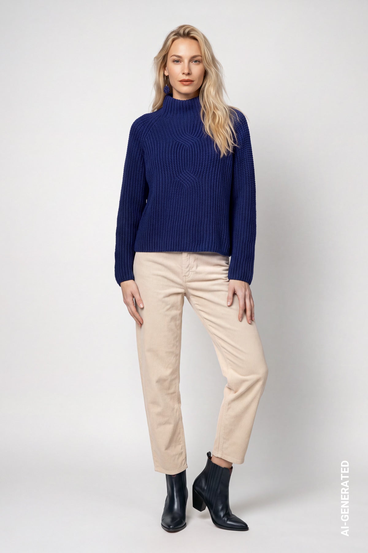 Monari Damen Pullover Classic Nav