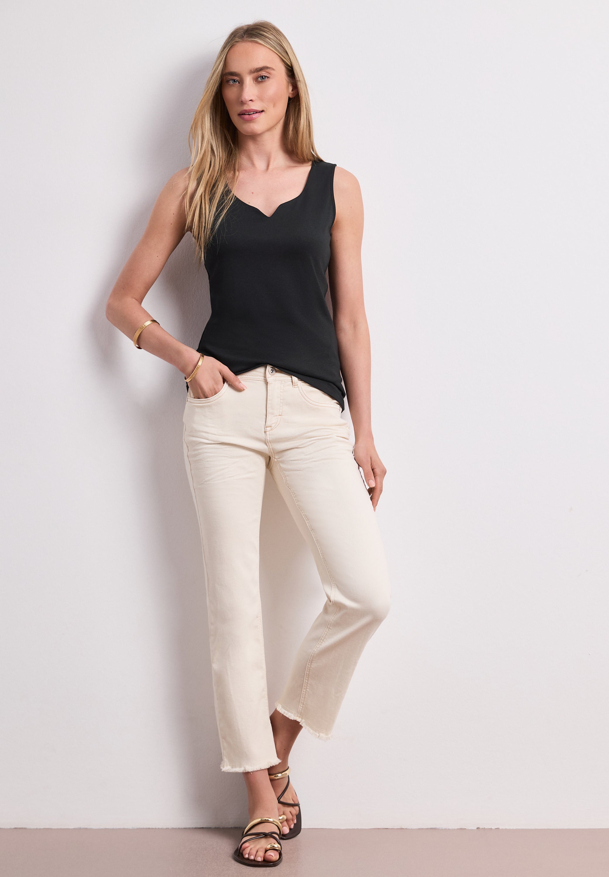 Street One Damen T-Shirts  Black