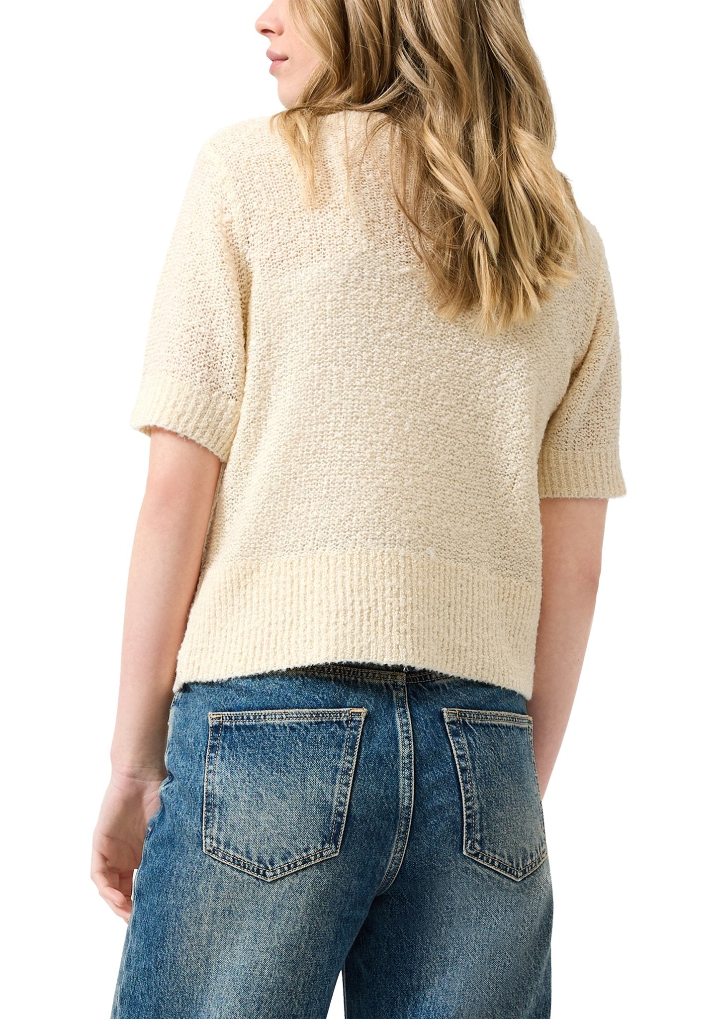 QS by S.Oliver Damen Pullover W White