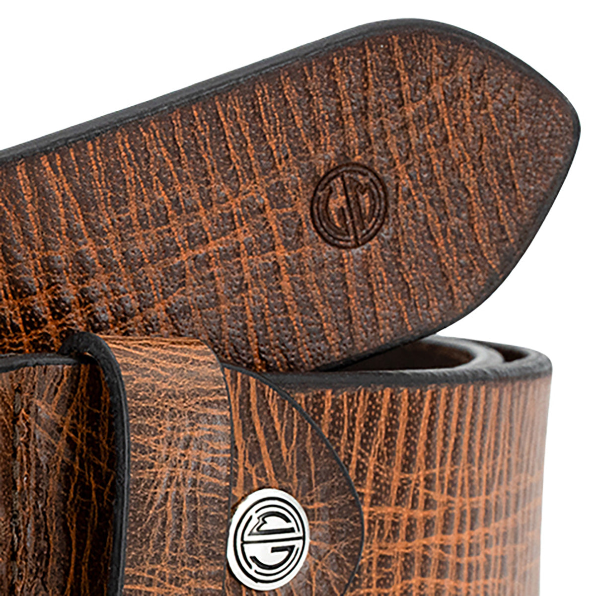 LINDENMANN Herren Gürtel Cognac