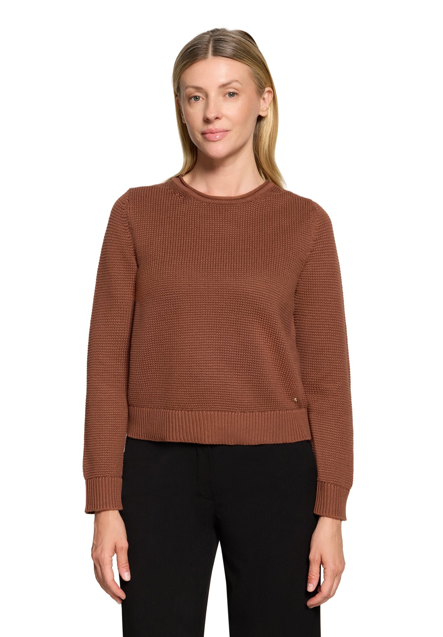 Betty & Co Damen Pullover Tortoise Shell