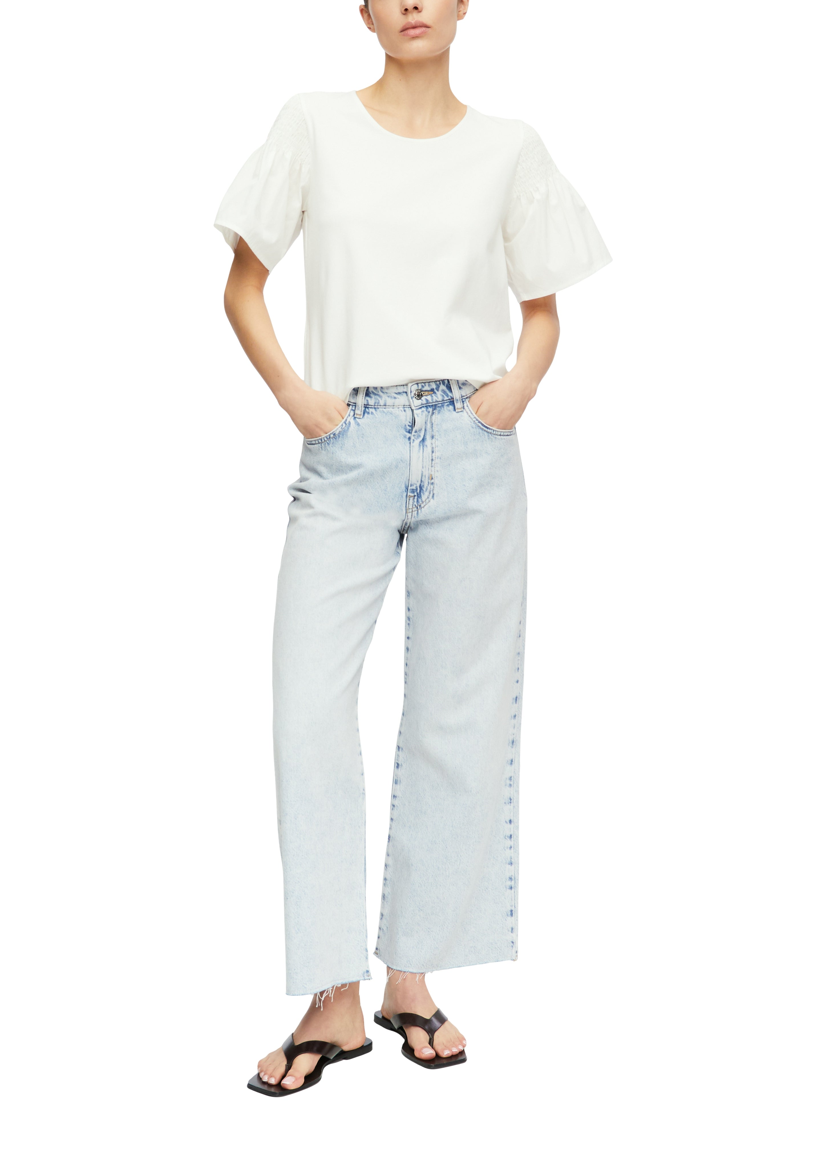 Comma Damen T-Shirts White