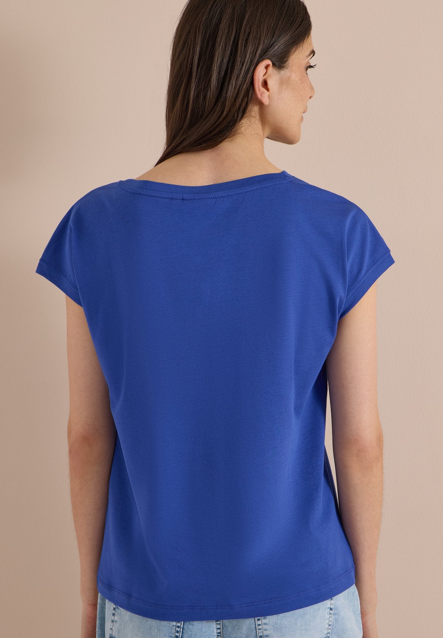Cecil Damen T-Shirts Deep Rive