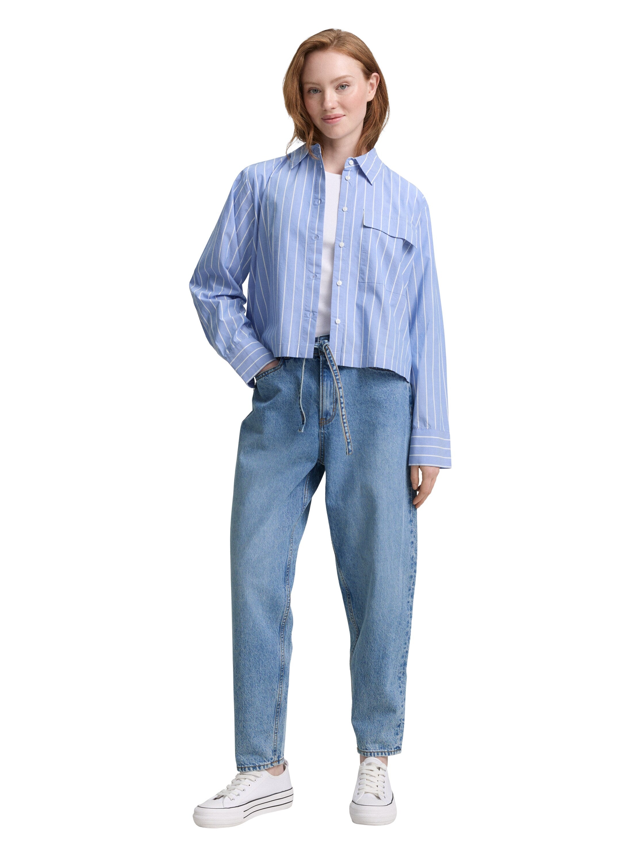 Tom Tailor denim Damen Hosen Used Mid Stone