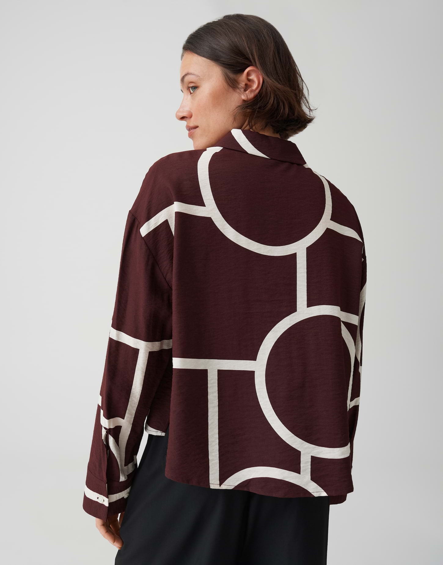 Opus Damen Blusen Cherry Jam