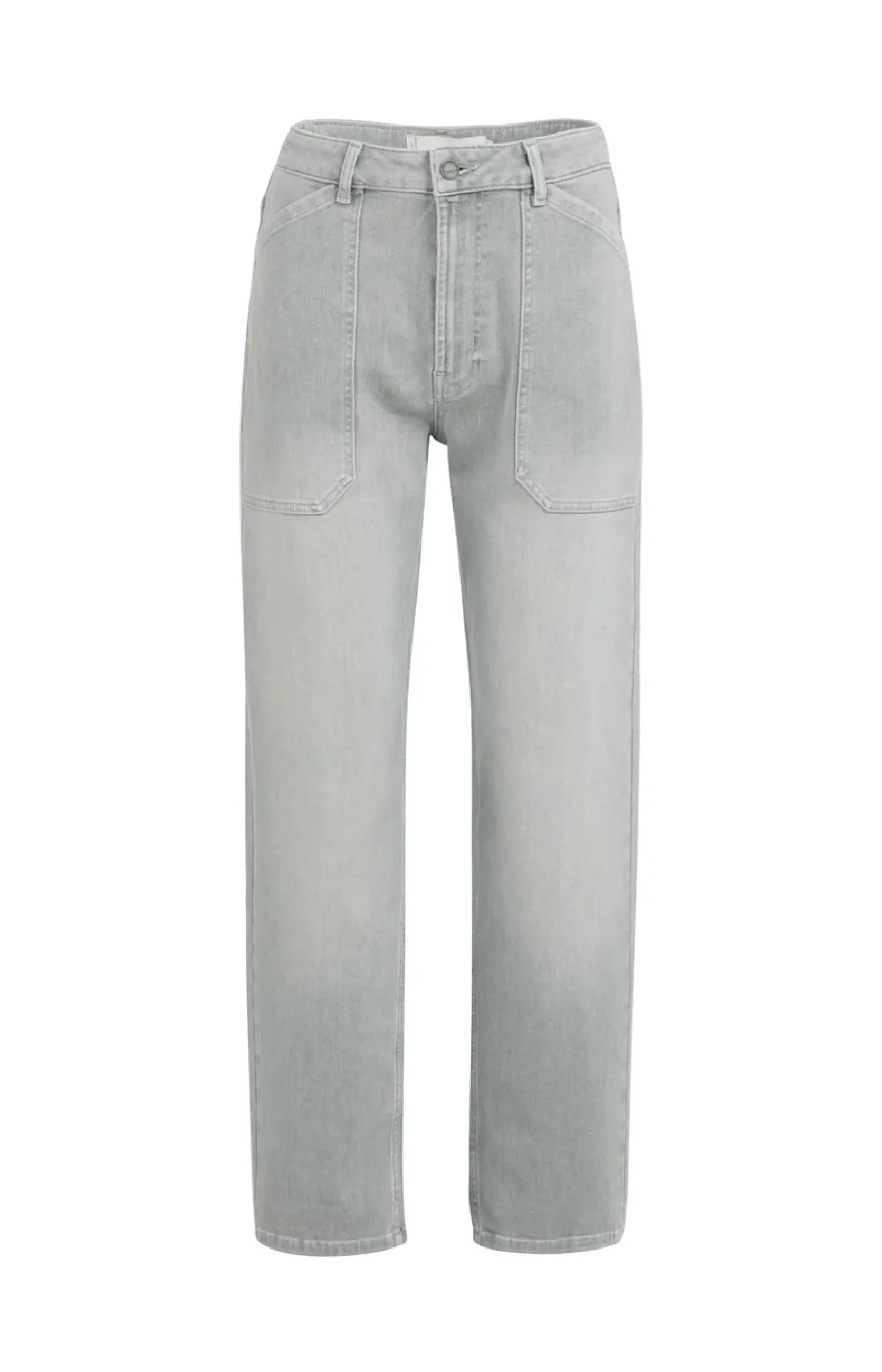 Cargo-Jeans mit tiefem Schritt und weiten Beinen