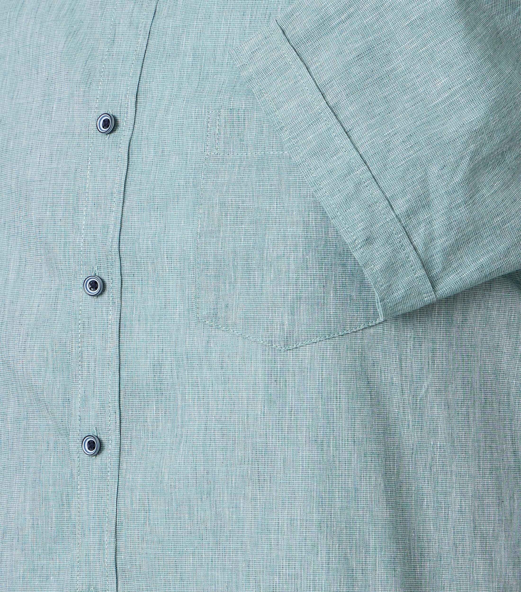 Casa Moda Herren Hemden kurz  Gruen