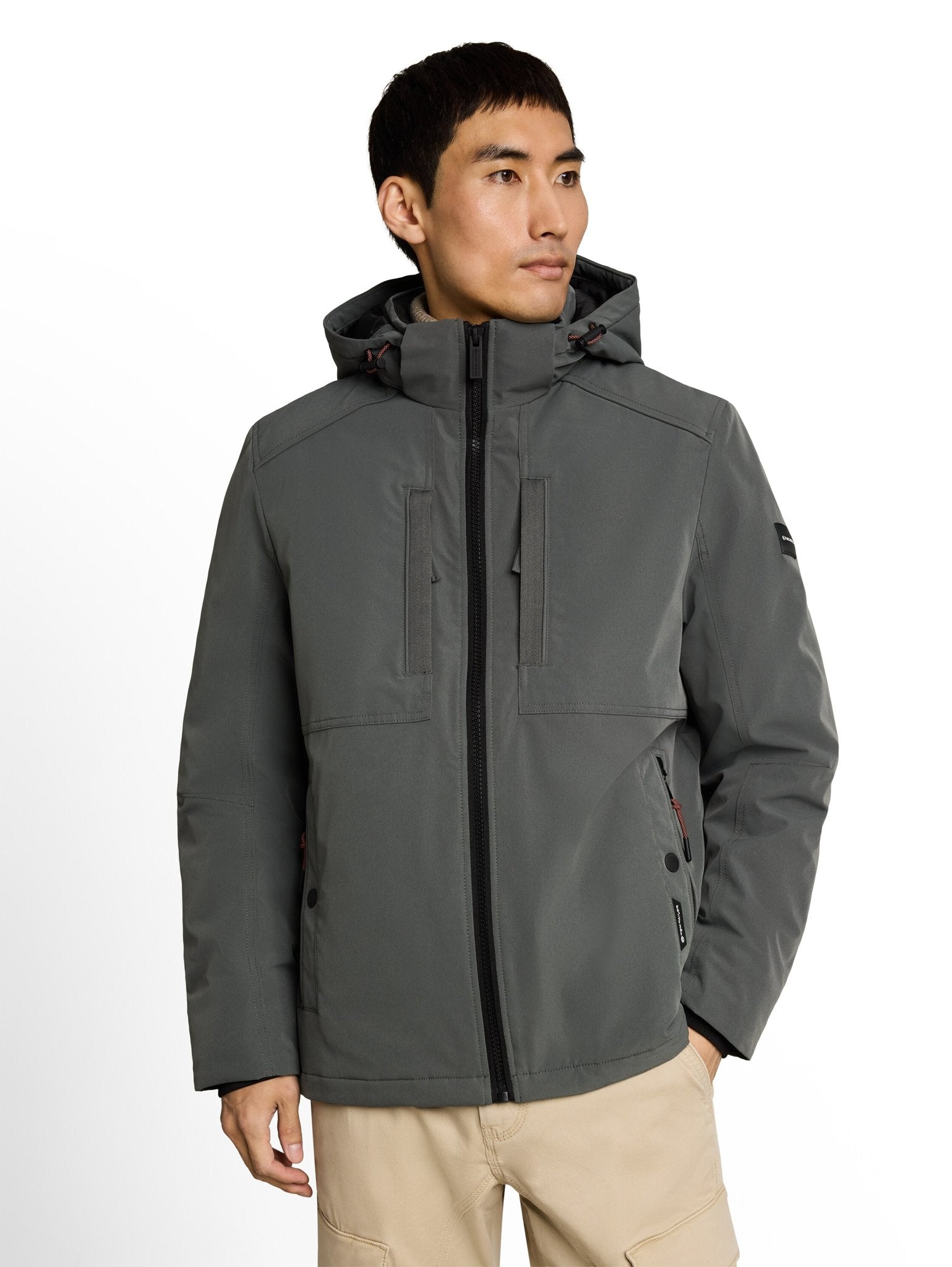 Tom Tailor Herren Jacken Darkest Olive
