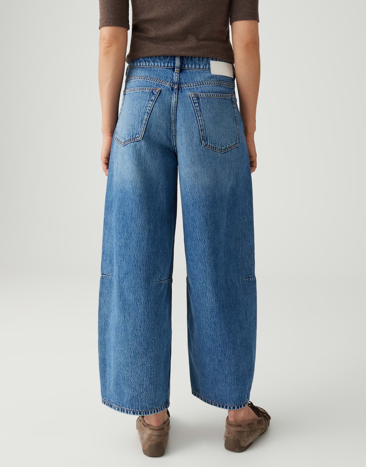 Opus Damen Jeans Mid Blue