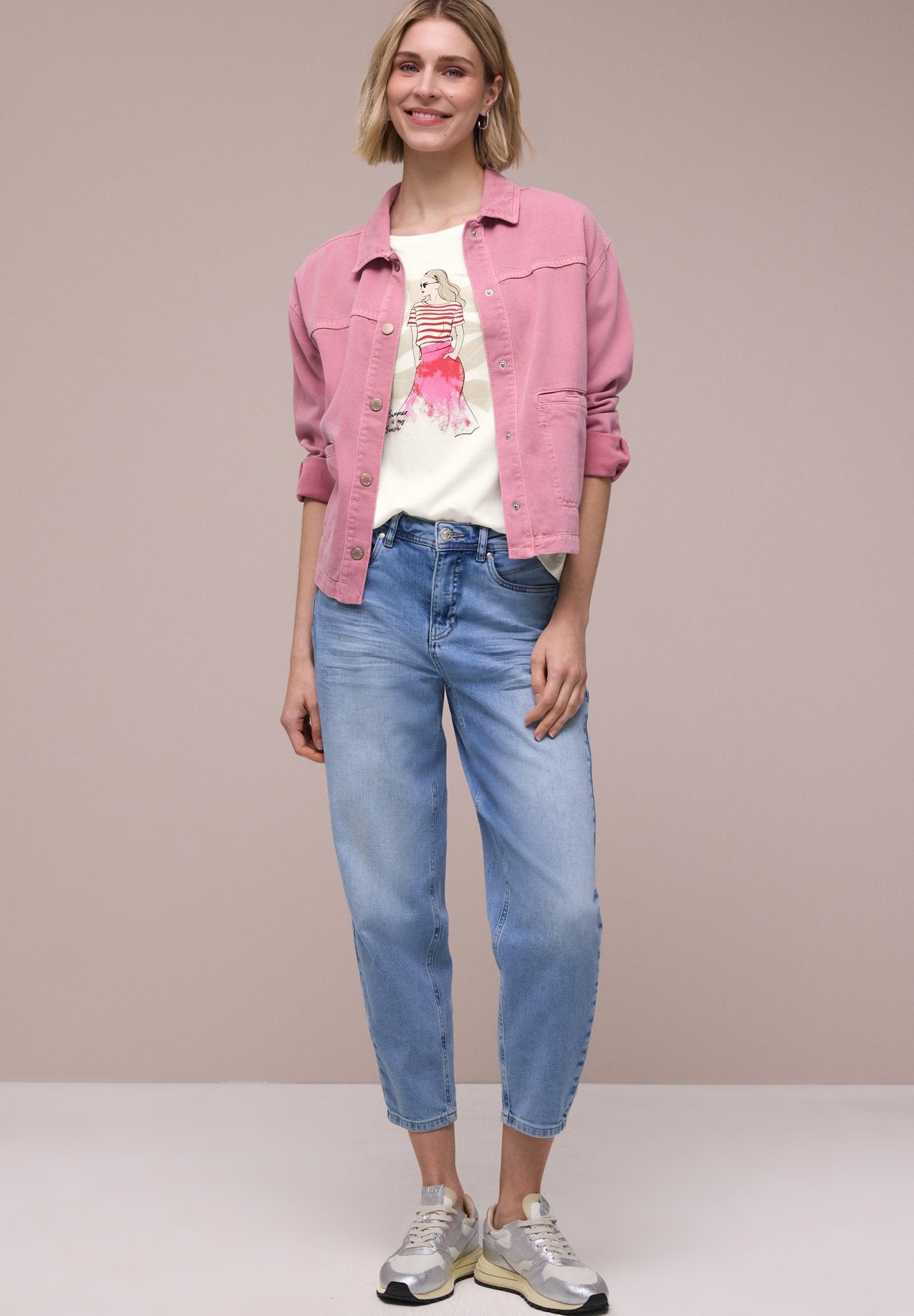 Street One Damen T-Shirts  Off White