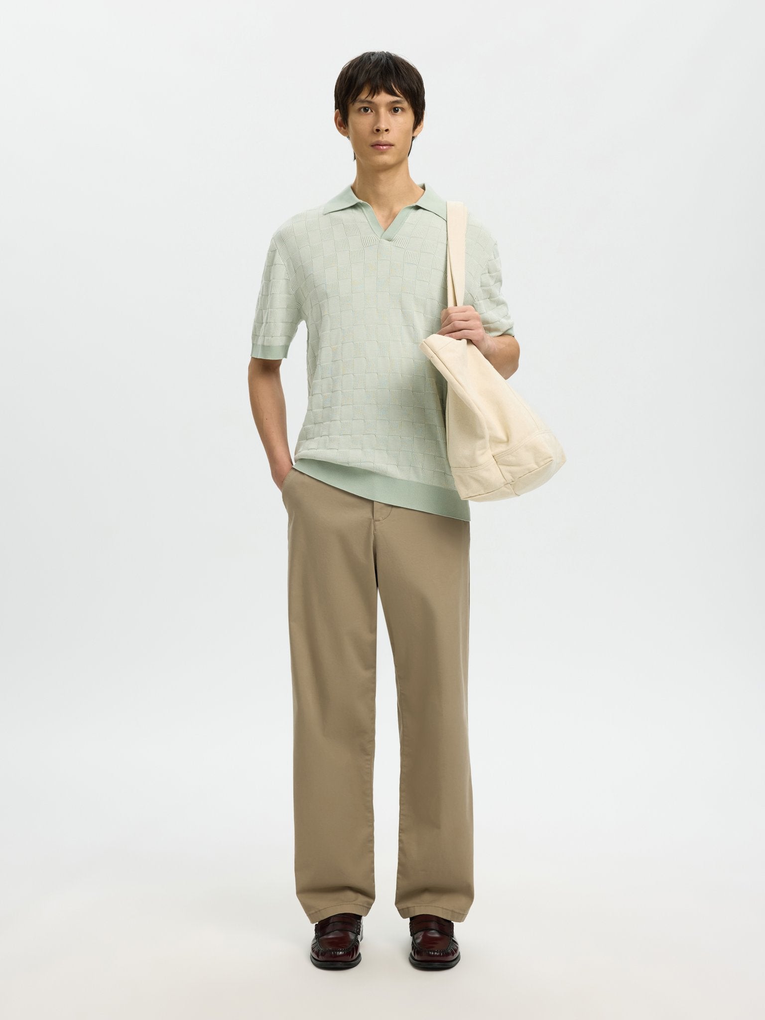 Selected homme Herren Polo-Shirts Aqua