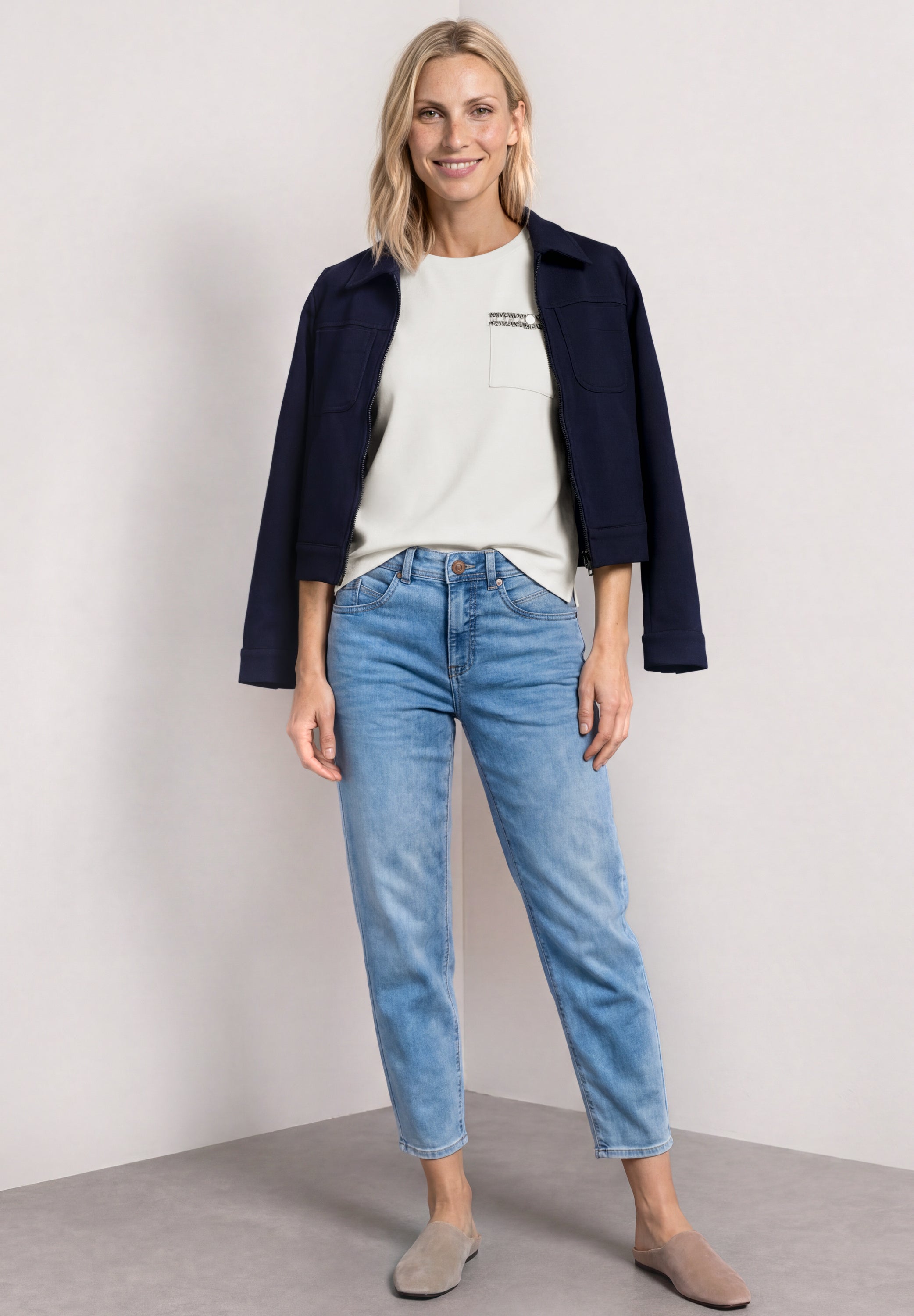 Street One Damen T-Shirts Off White